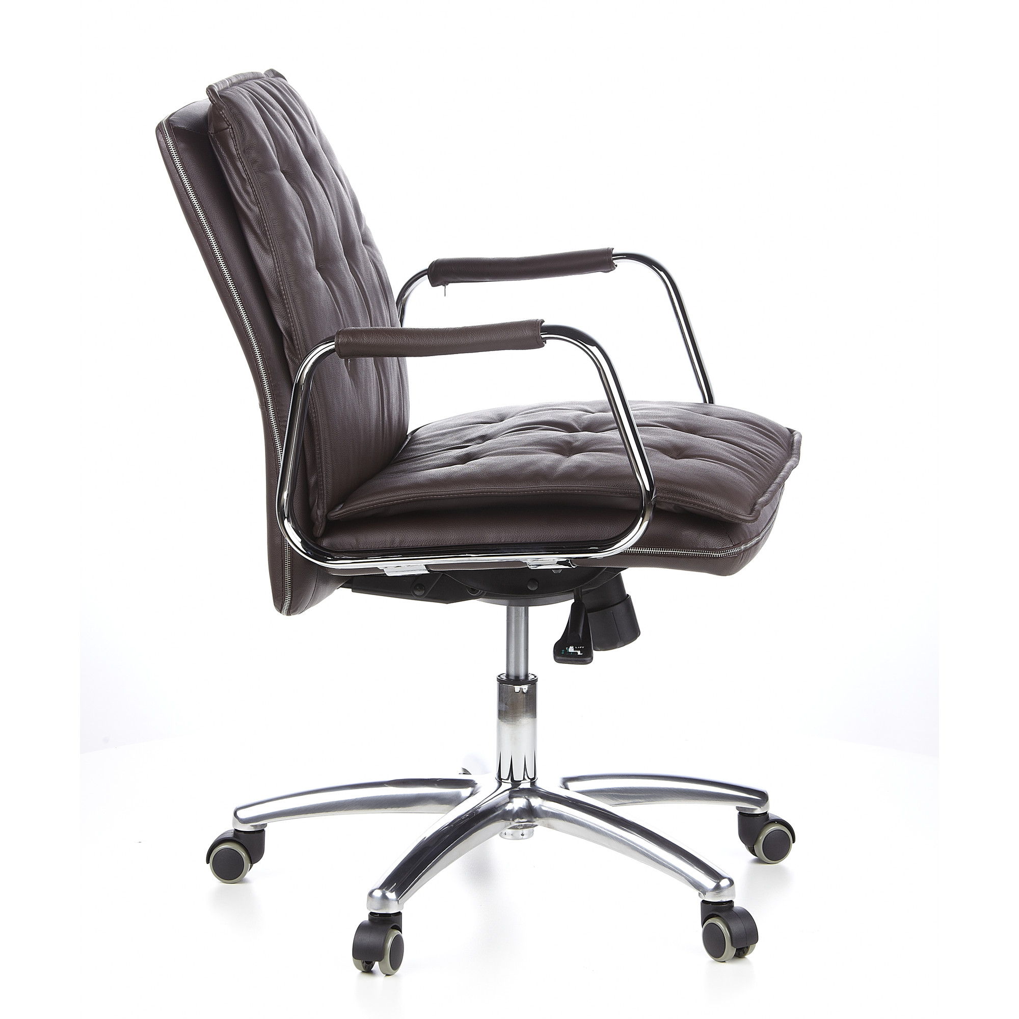 VILLA 10 Office chair leather brown