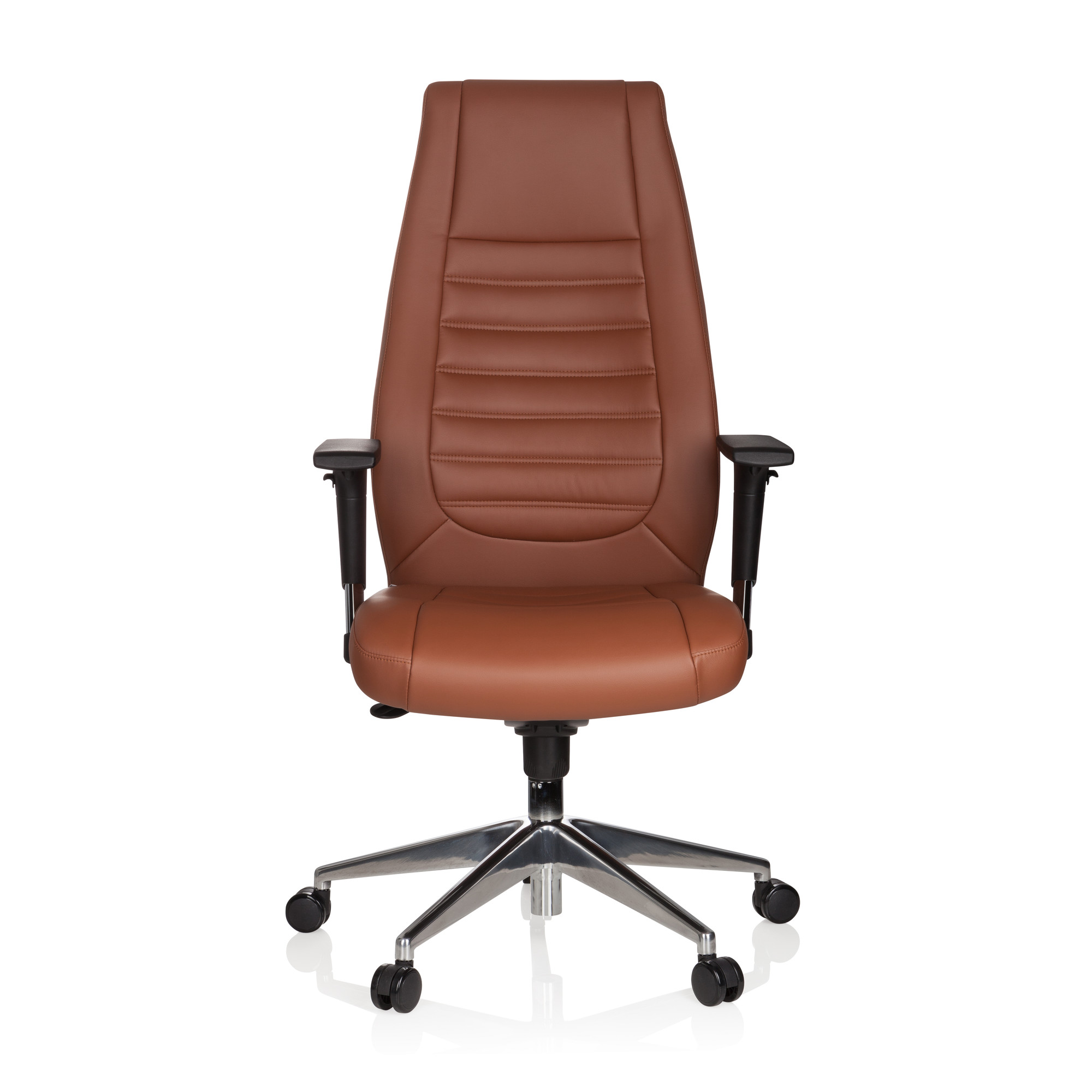VITORO Office chair Faux leather Brown