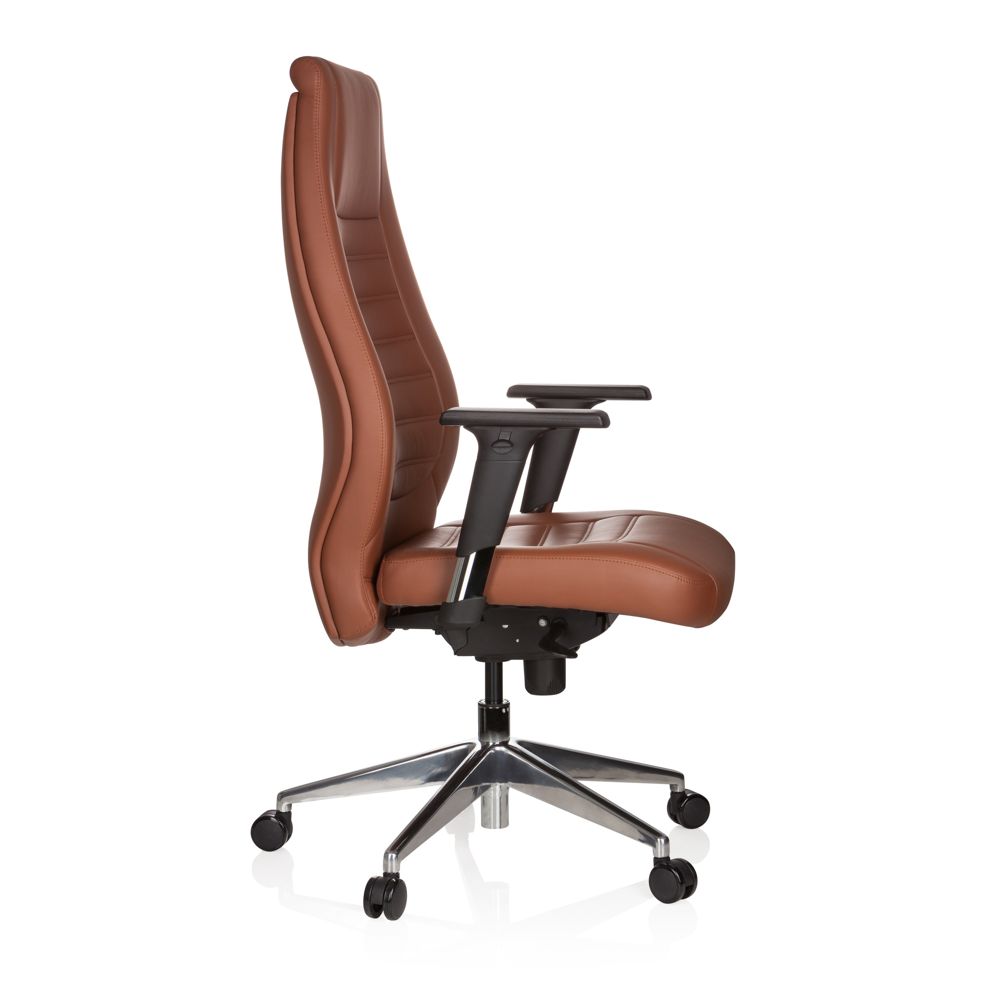 VITORO Office chair Faux leather Brown