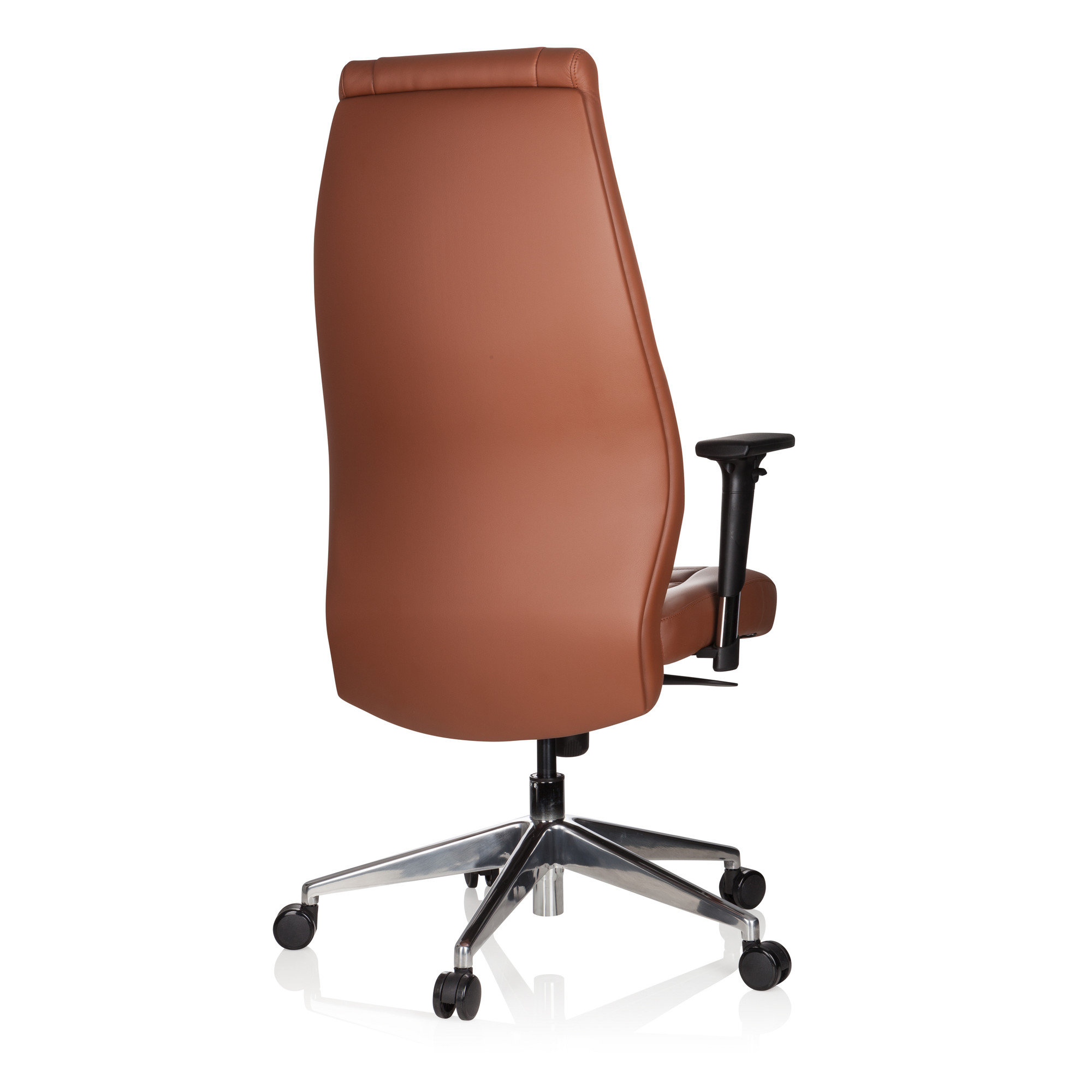 VITORO Office chair Faux leather Brown