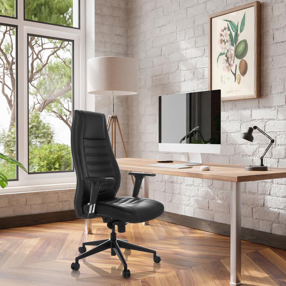 VITORO B Office chair Faux leather Black