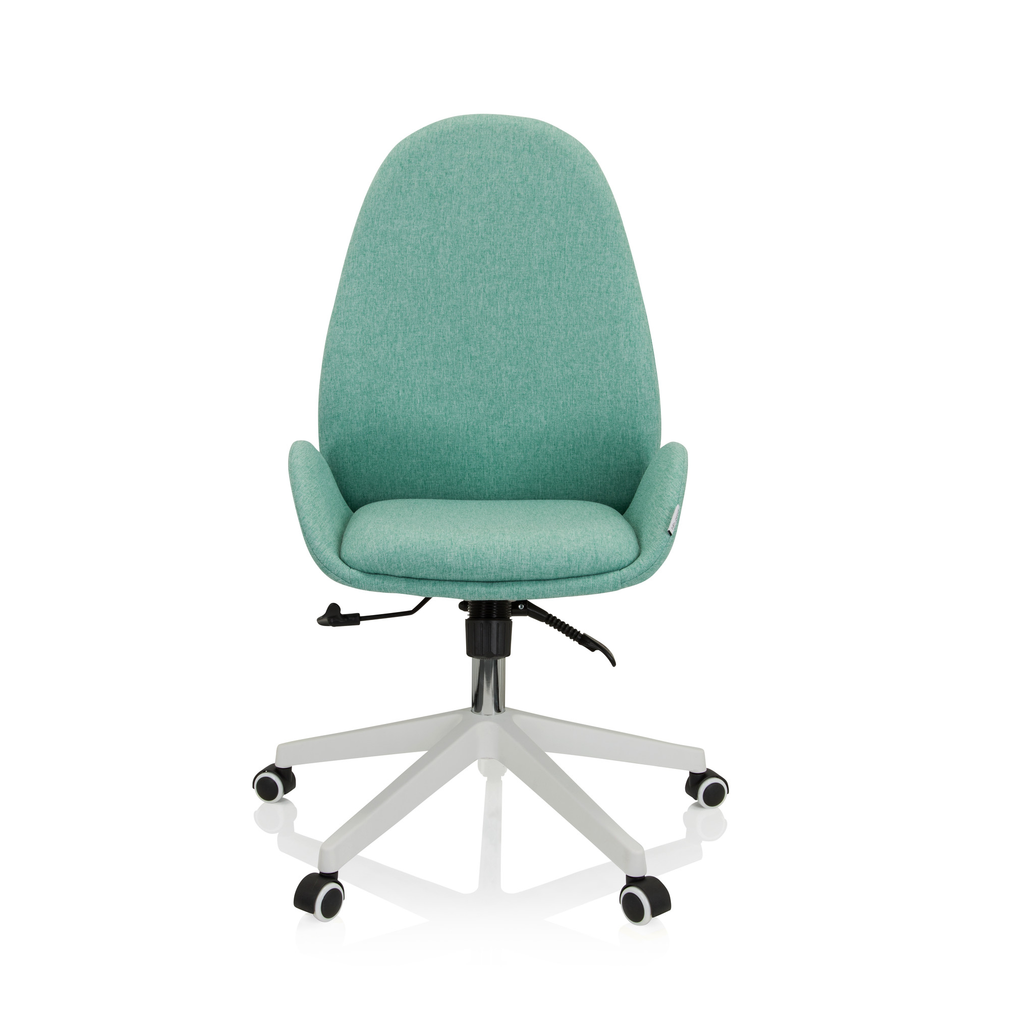 AVEA I Swivel office chair with casters Fabric Aqua
