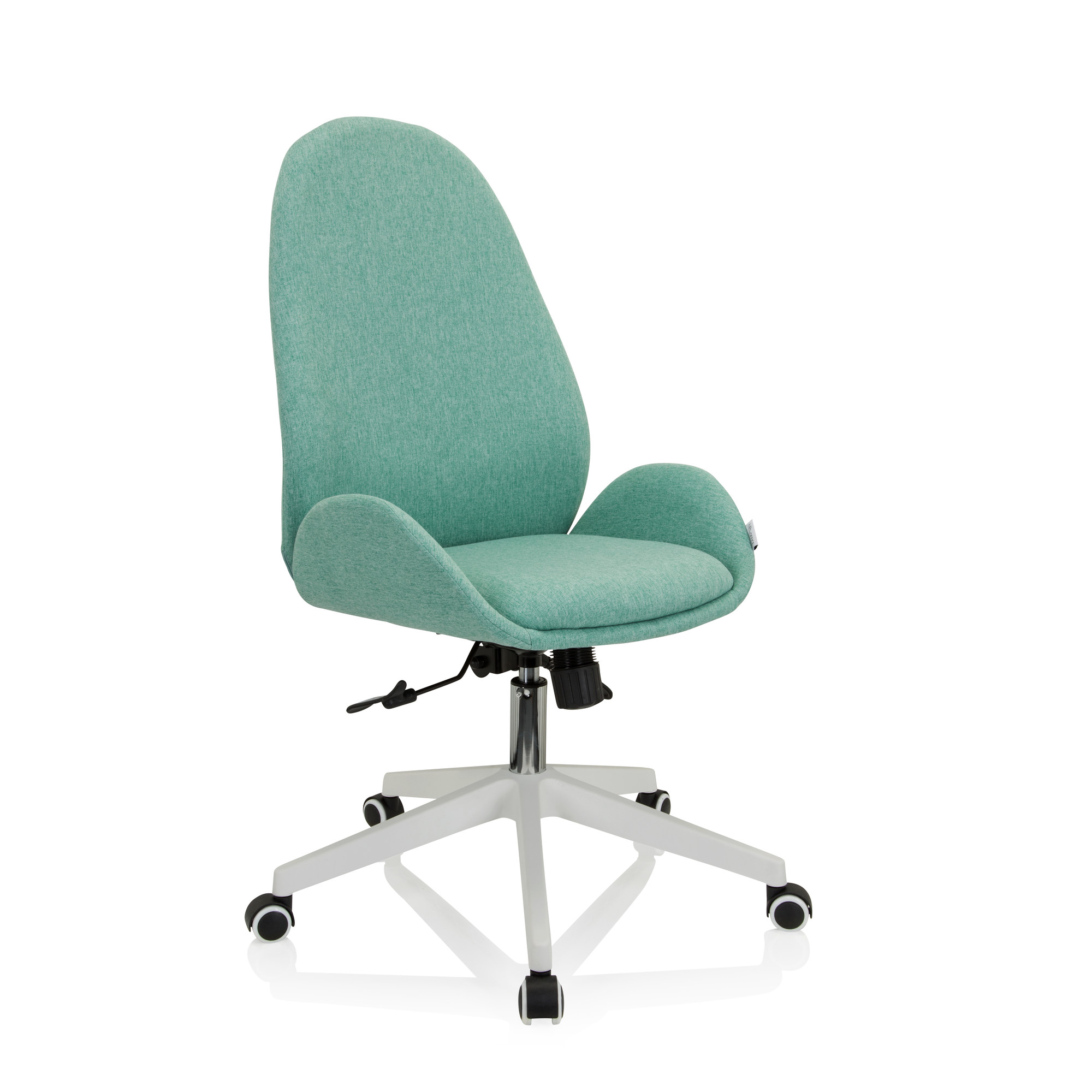 AVEA I Swivel office chair with casters Fabric Aqua