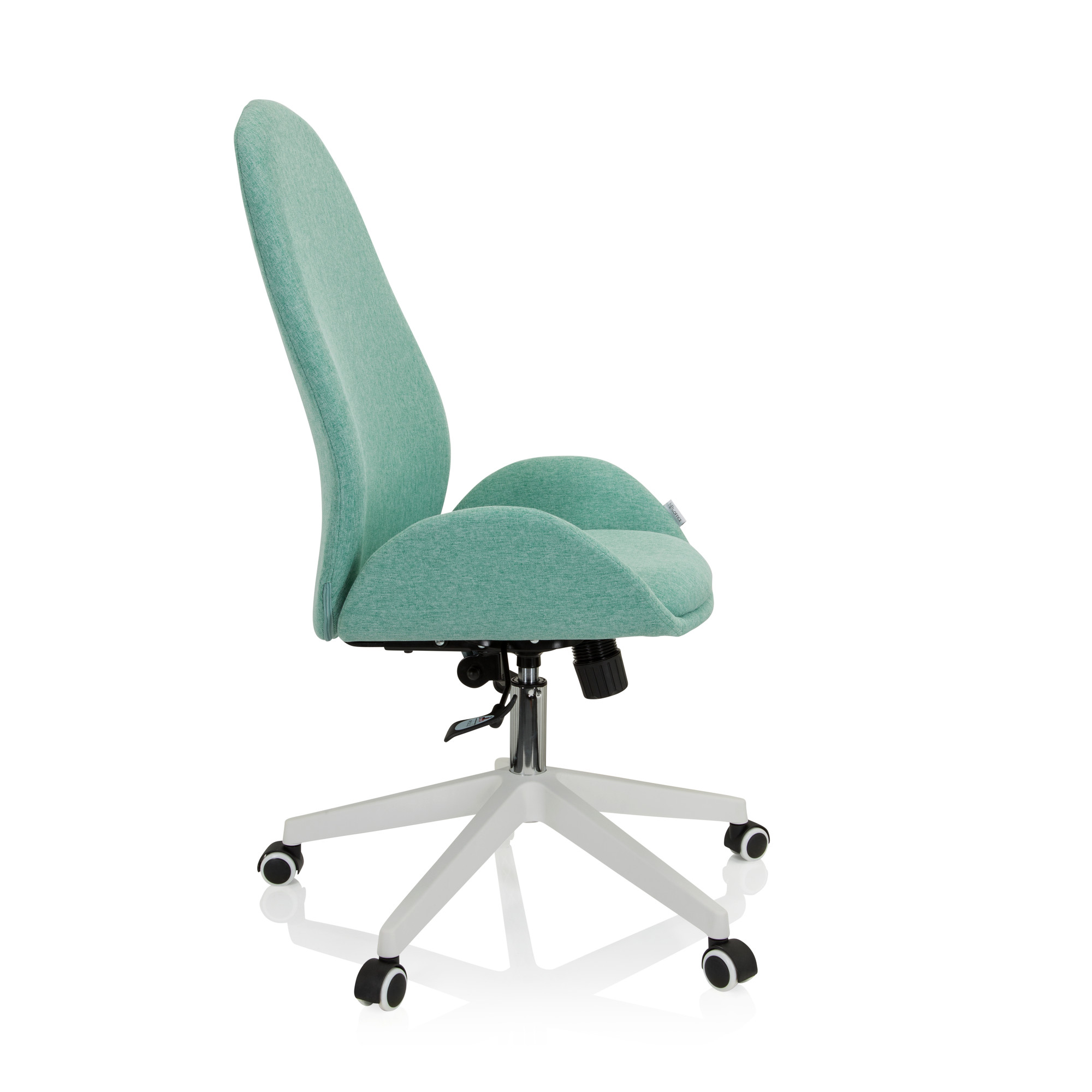 AVEA I Swivel office chair with casters Fabric Aqua