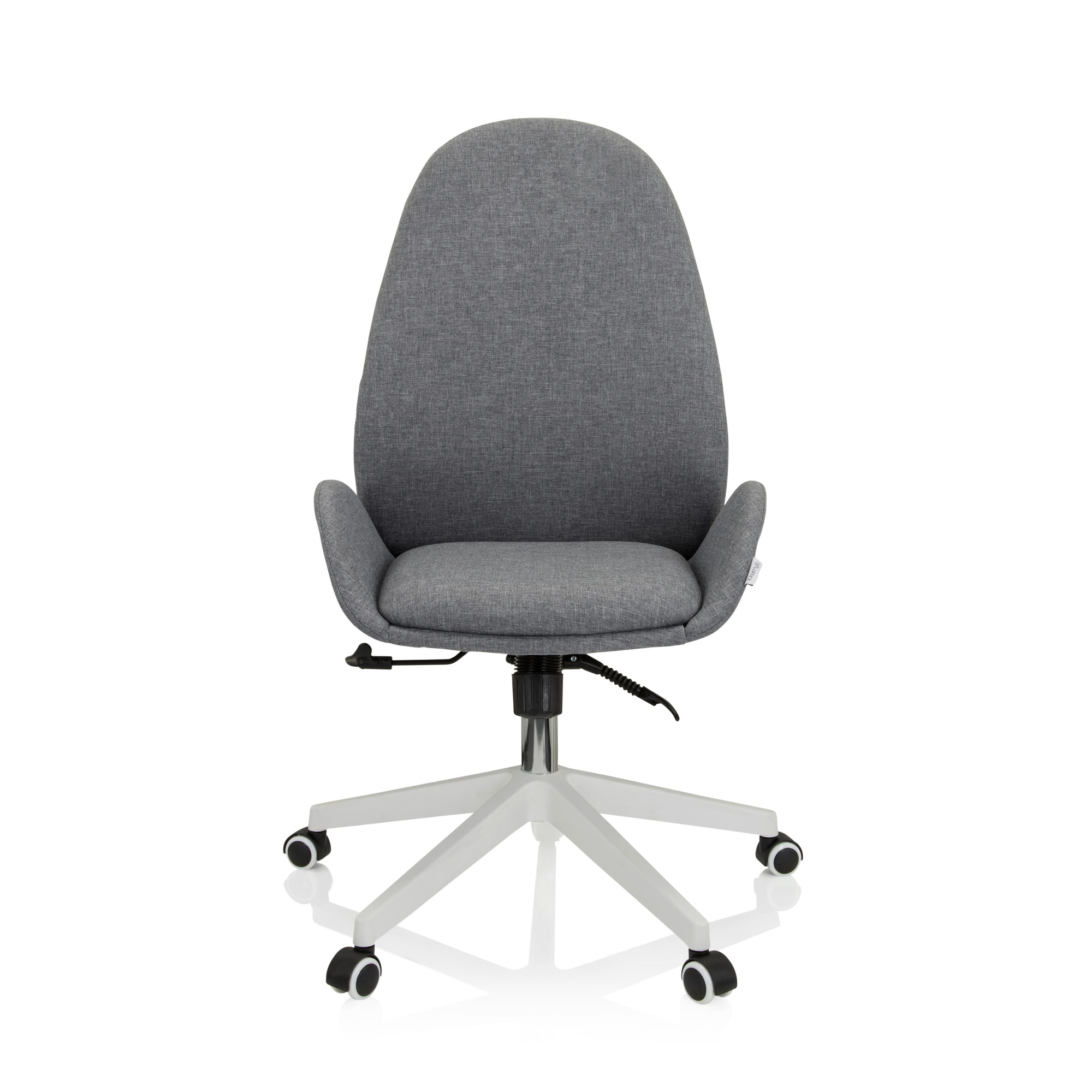 AVEA I Swivel office chair with casters Fabric Gray