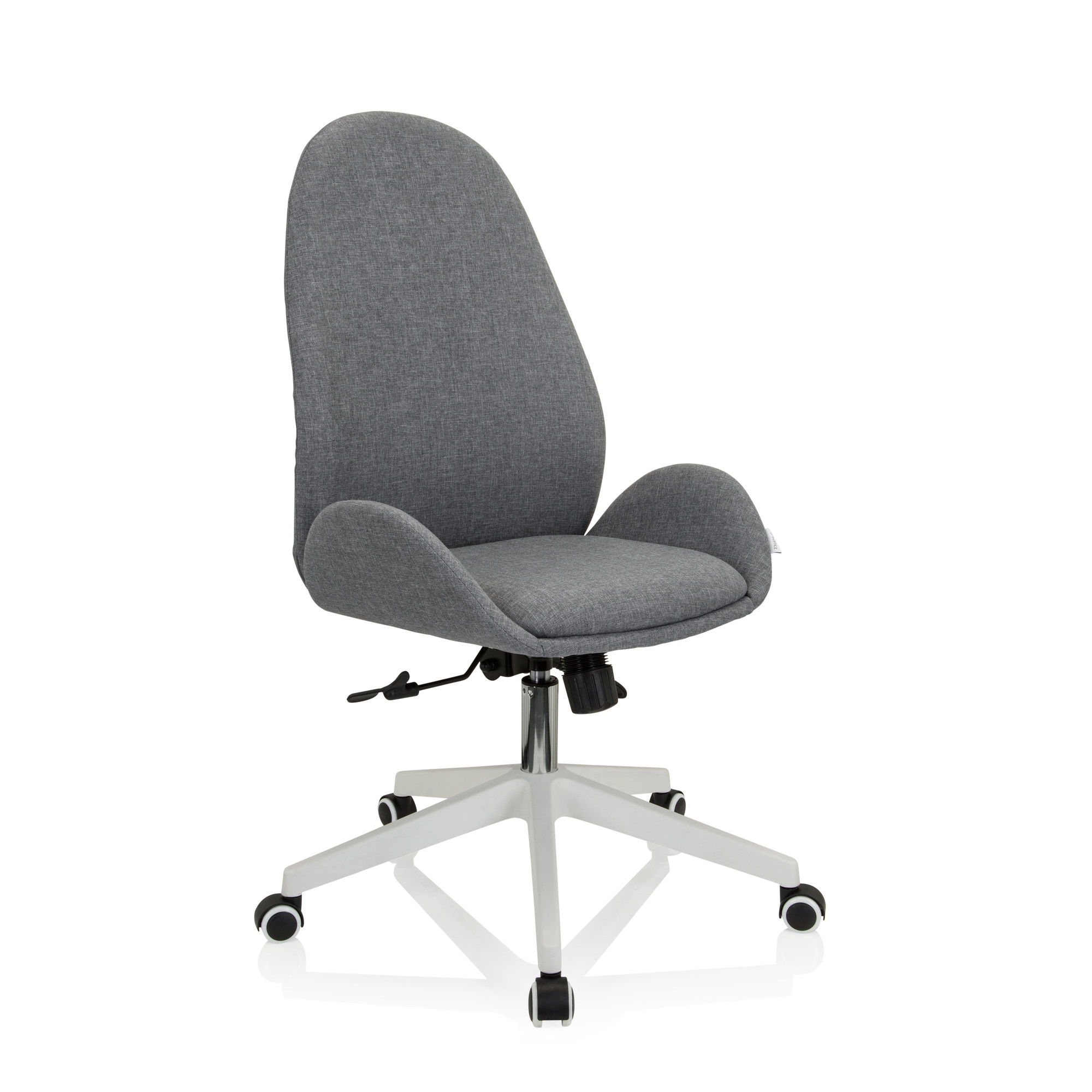AVEA I Swivel office chair with casters Fabric Gray