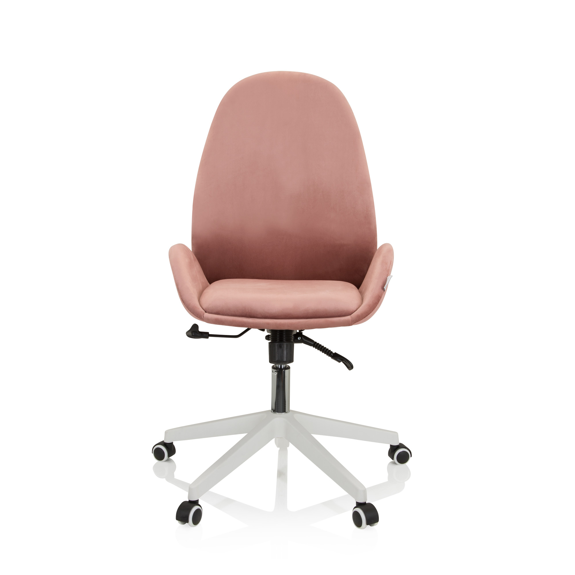 AVEA Office Chair Swivel with Wheels Pink
