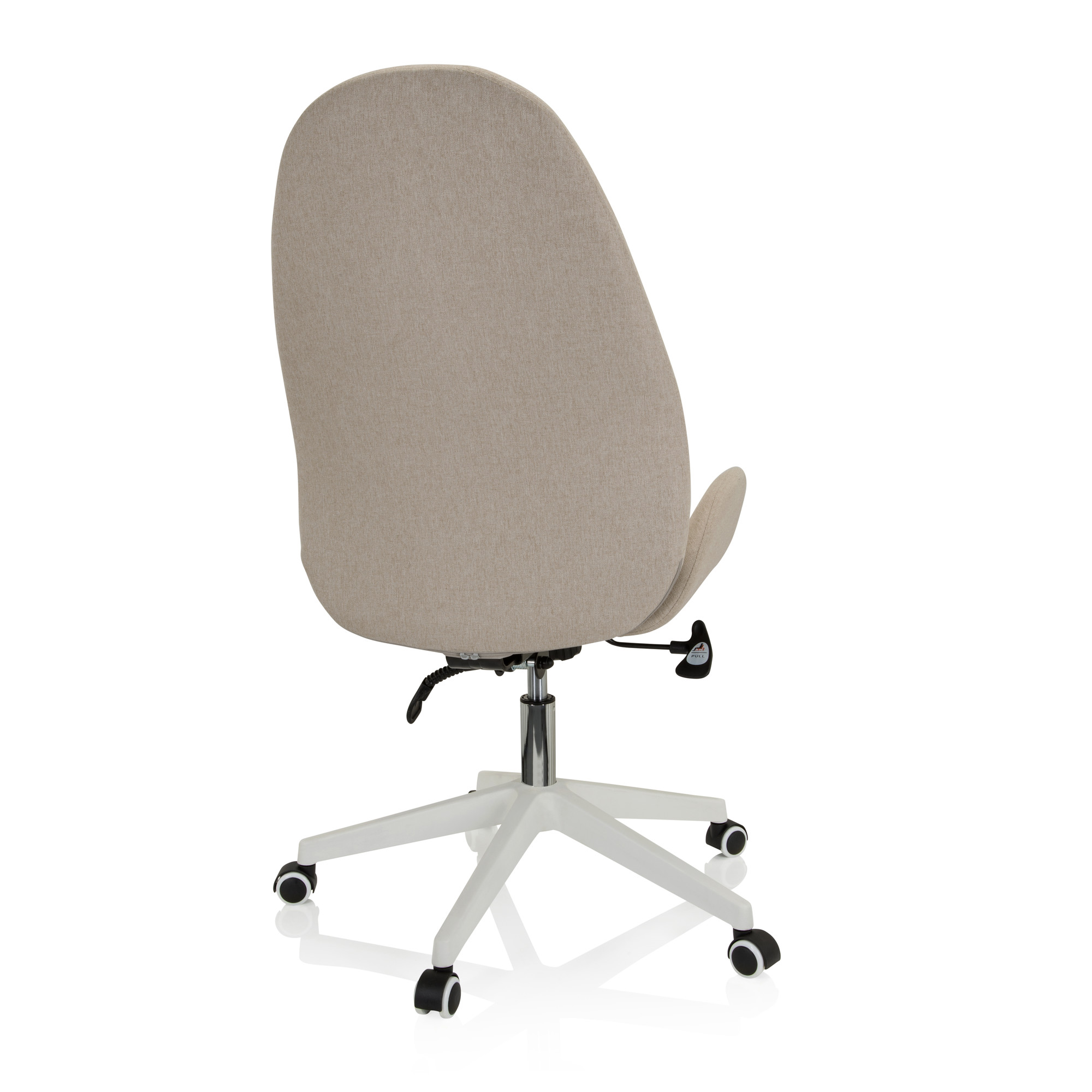 AVEA I Swivel Office Chair with Casters Fabric Beige