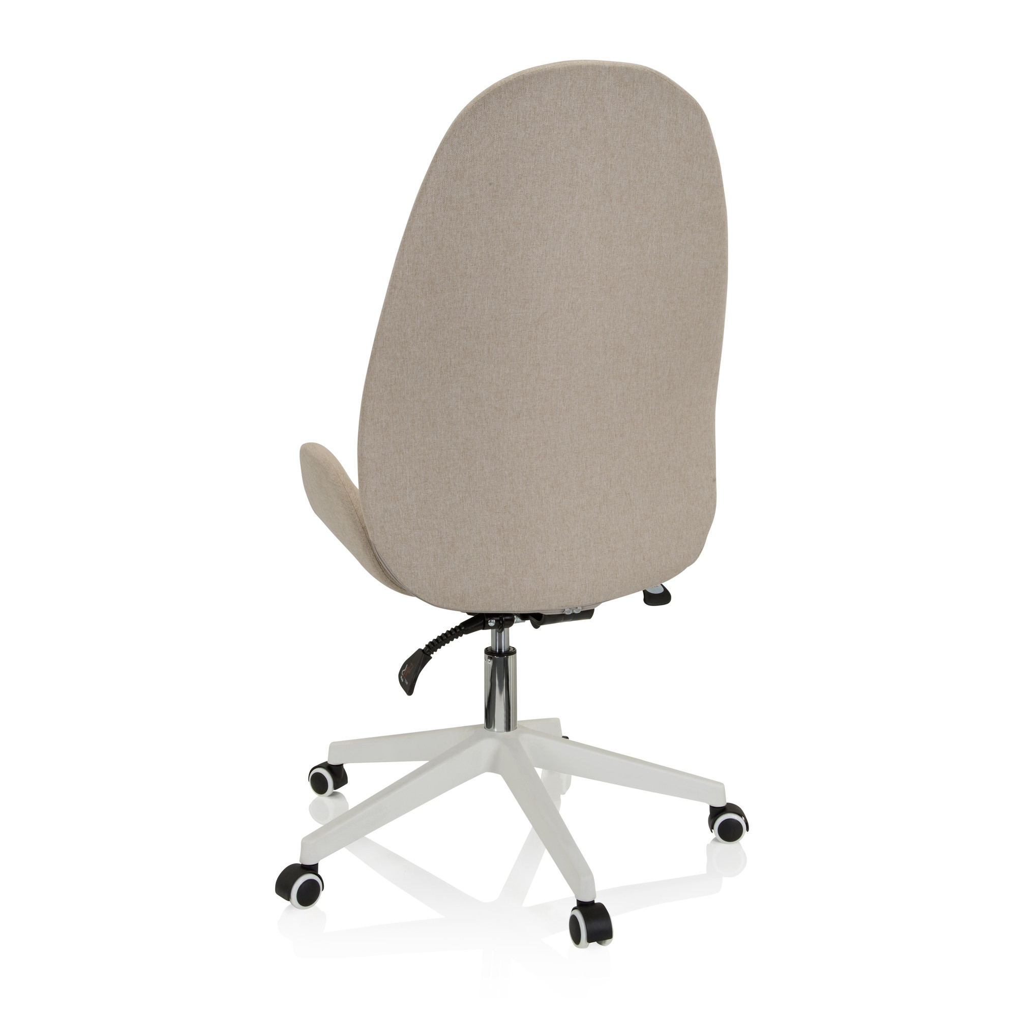 AVEA I Swivel Office Chair with Casters Fabric Beige
