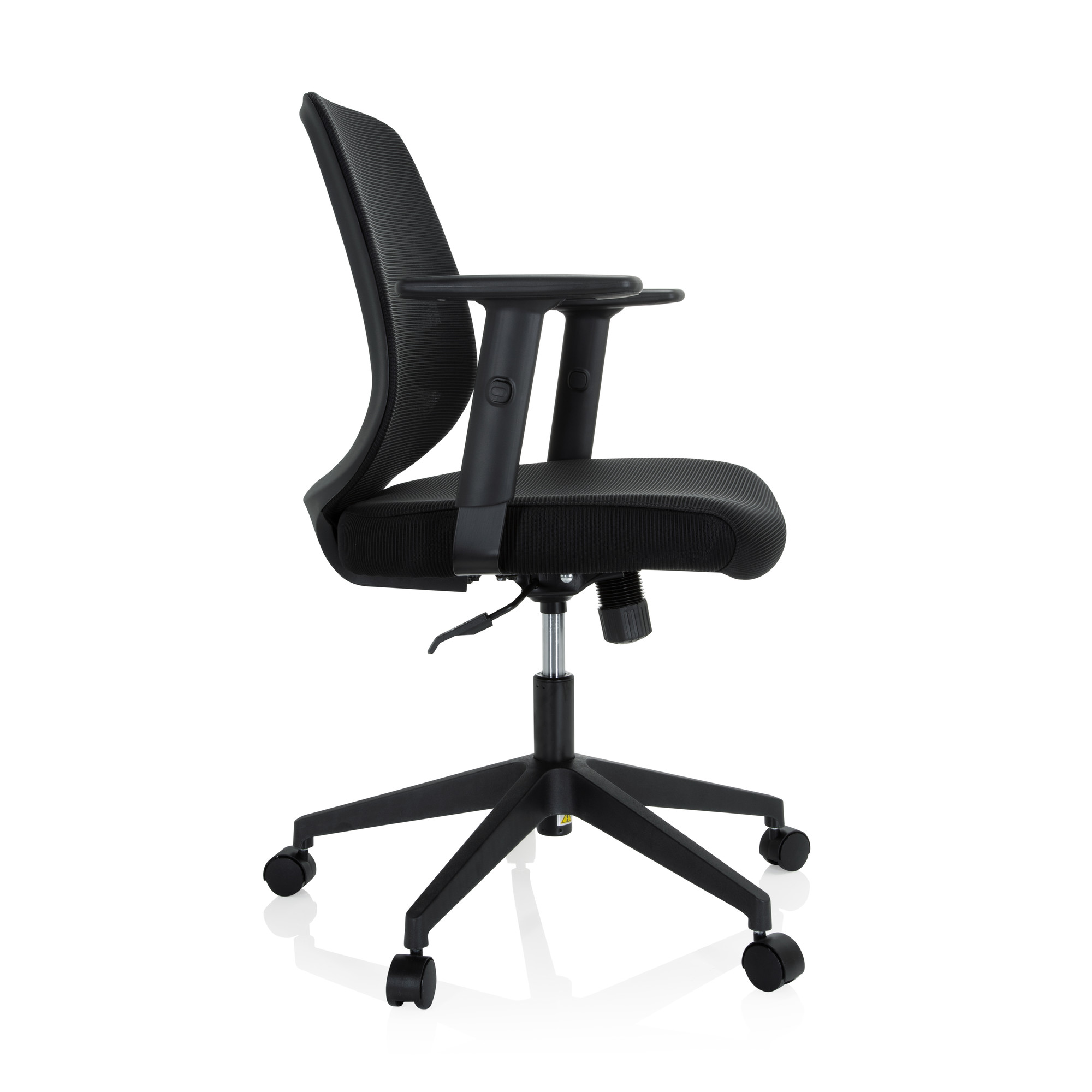 CHESTER Office chair Swivel with wheels Fabric Black