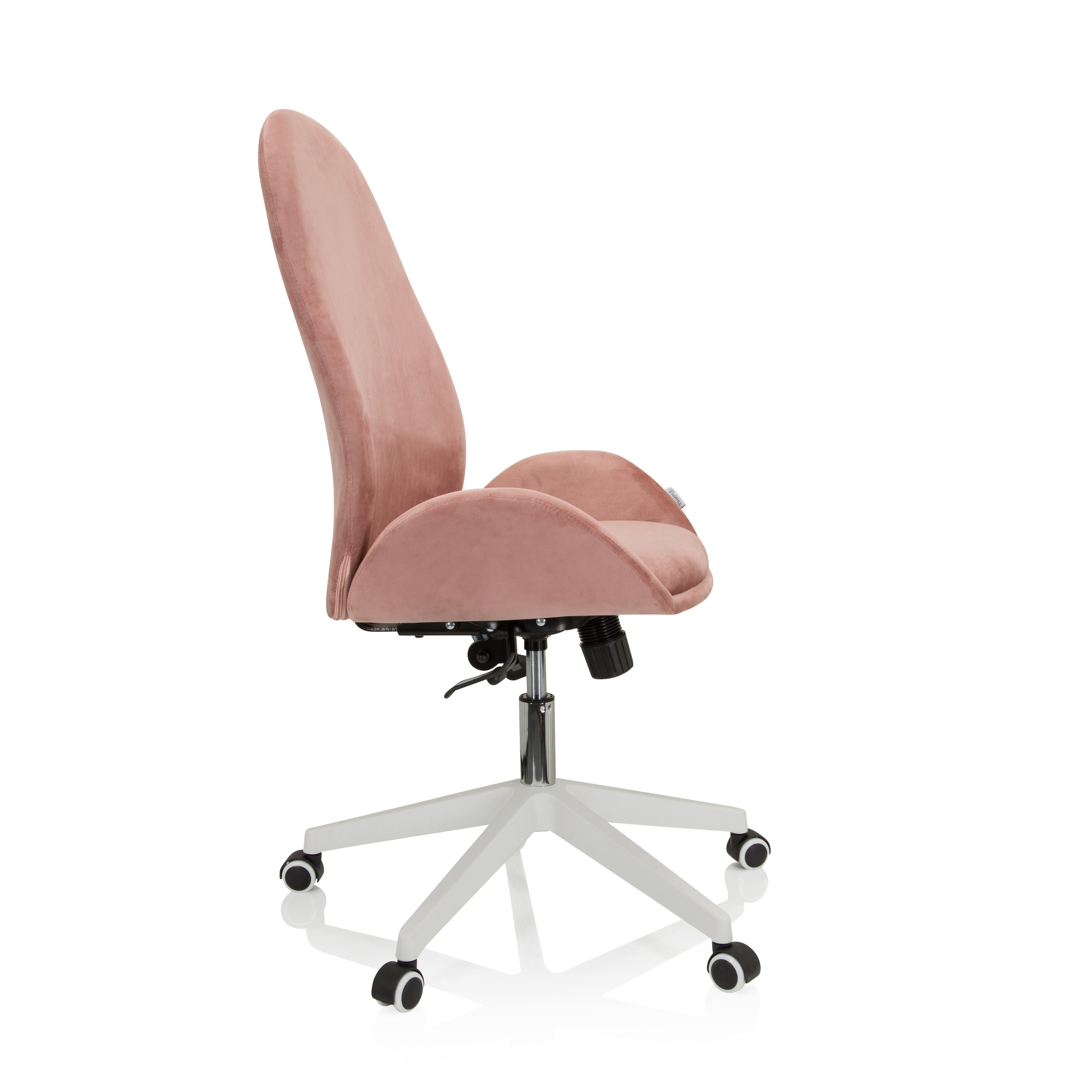 AVEA Office Chair Swivel with Wheels Pink