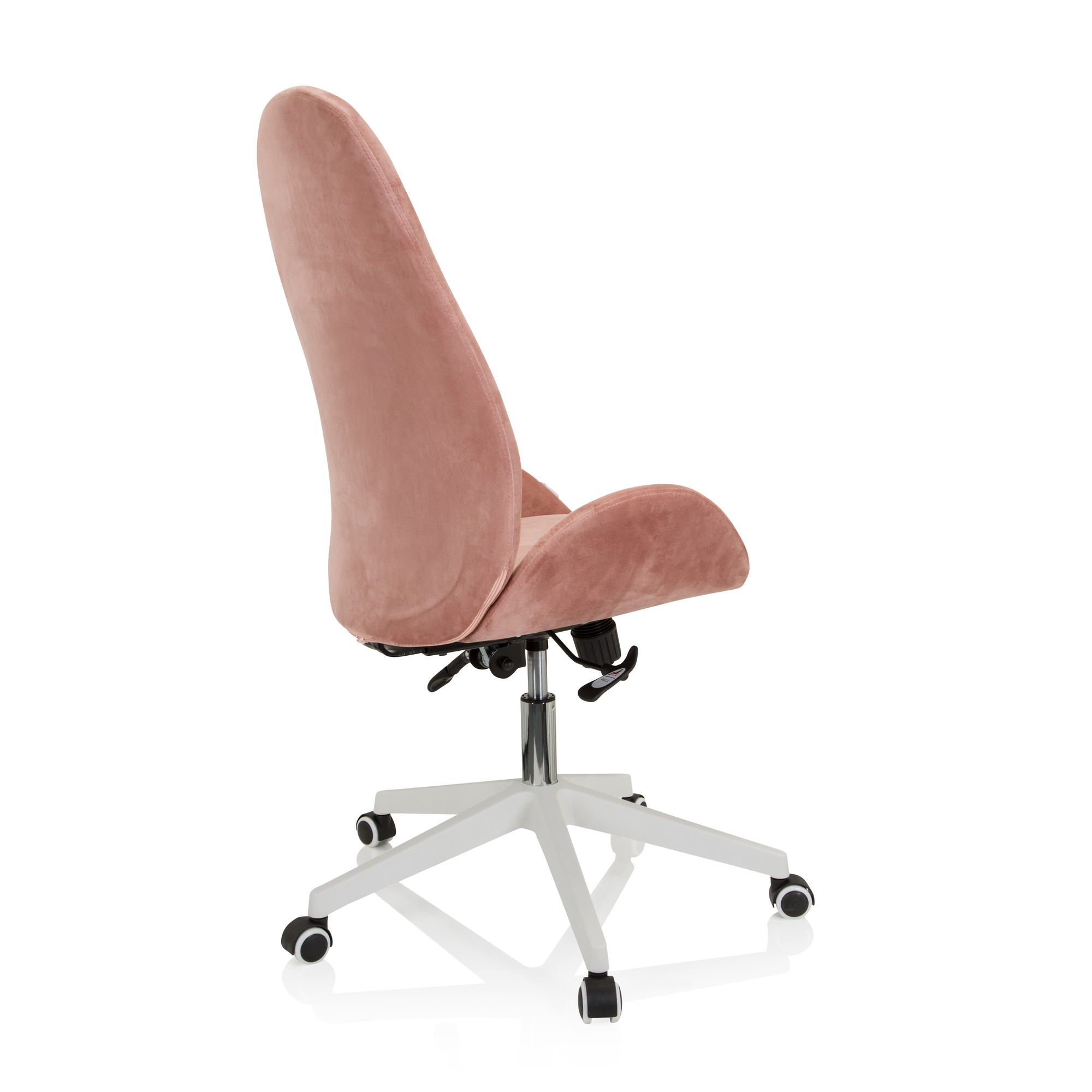 AVEA Office Chair Swivel with Wheels Pink