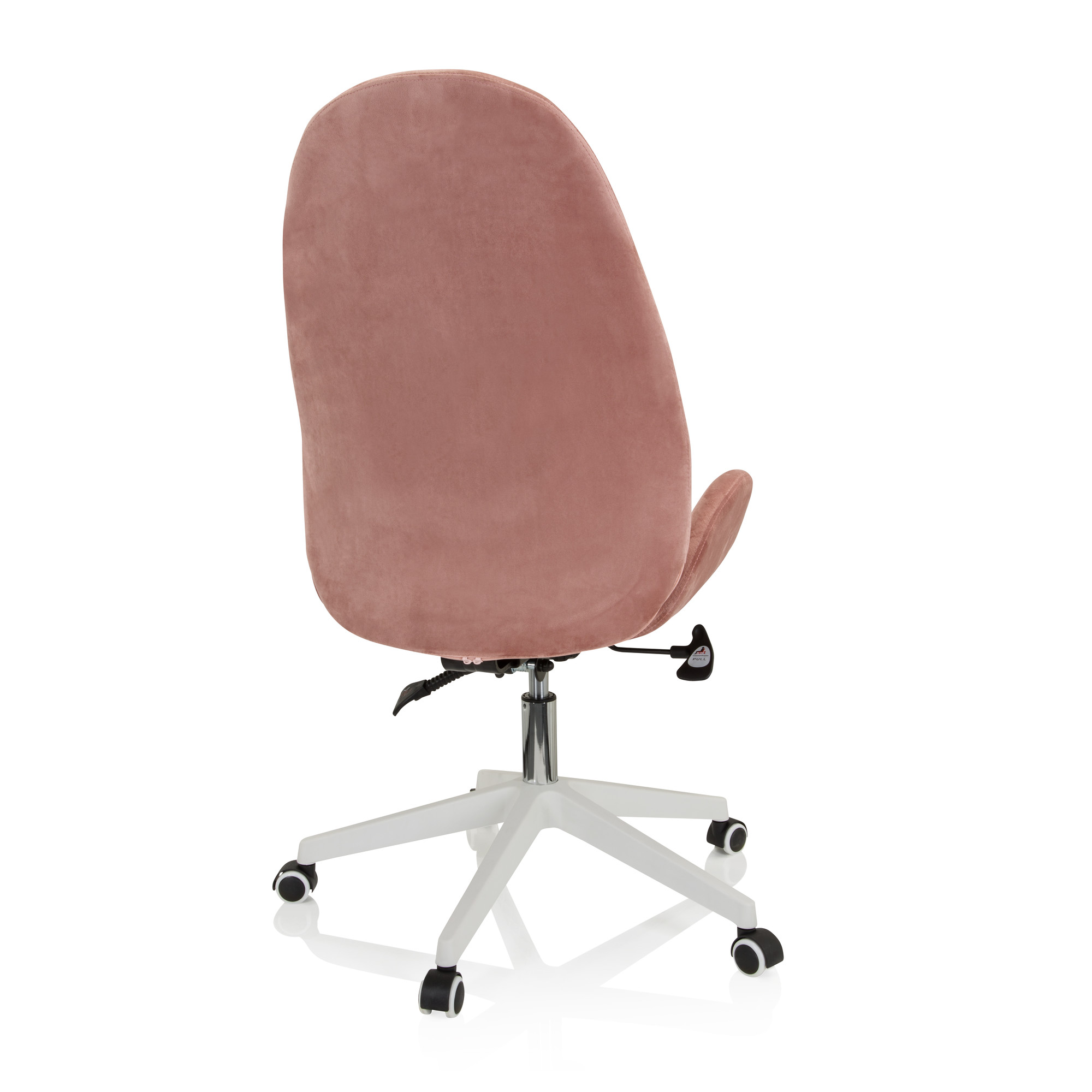 AVEA Office Chair Swivel with Wheels Pink