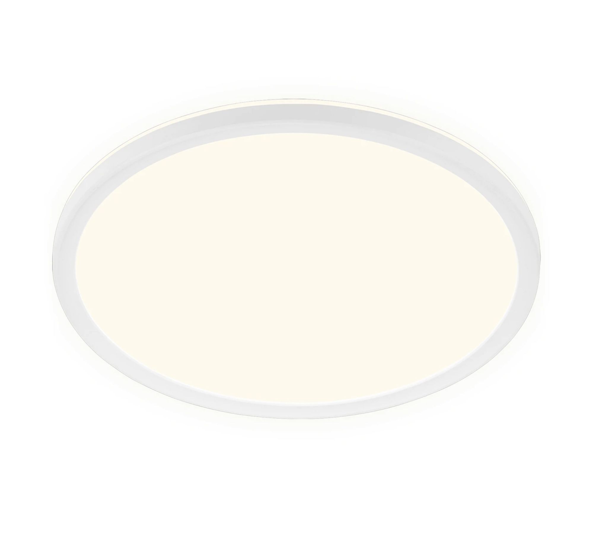 LED-Deckenleuchte Rund Kunststoff Weiß