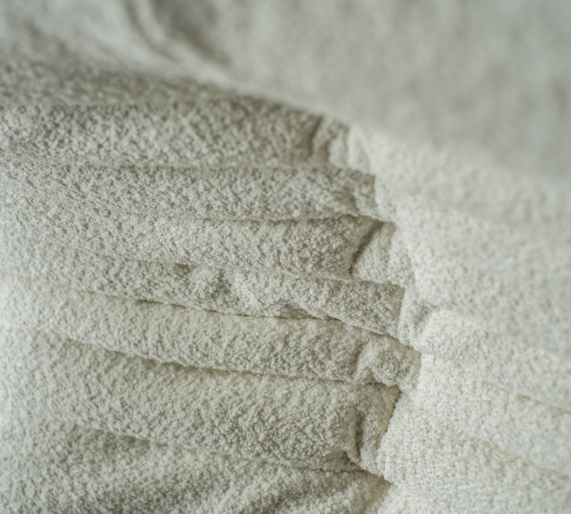 Togo Armchair Bouclé White