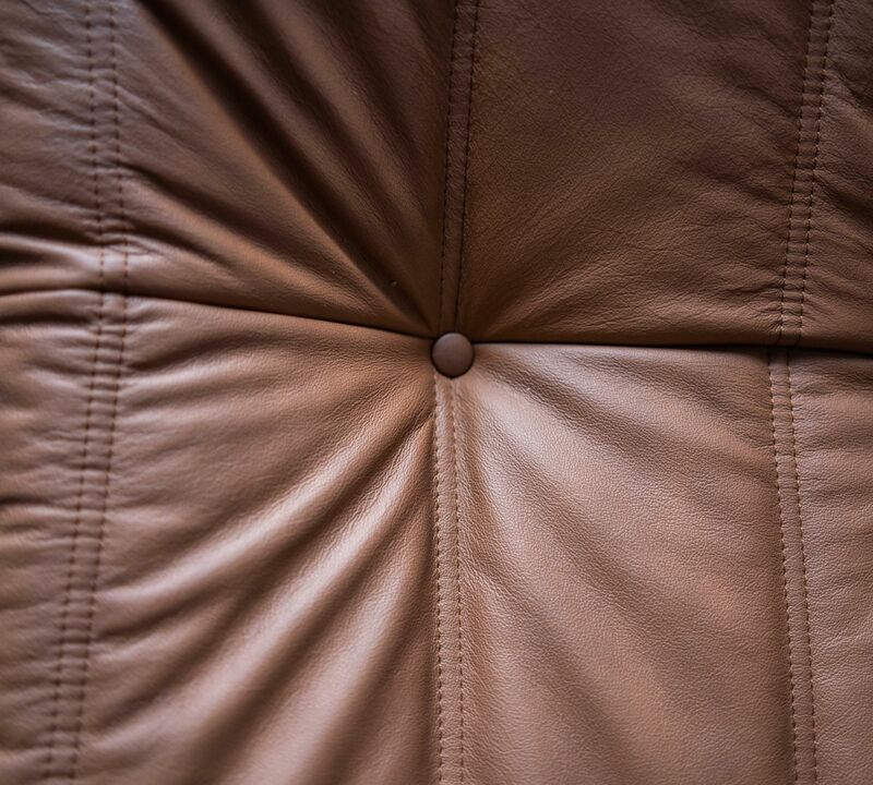 Togo Armchair Smooth Leather Folk Brown