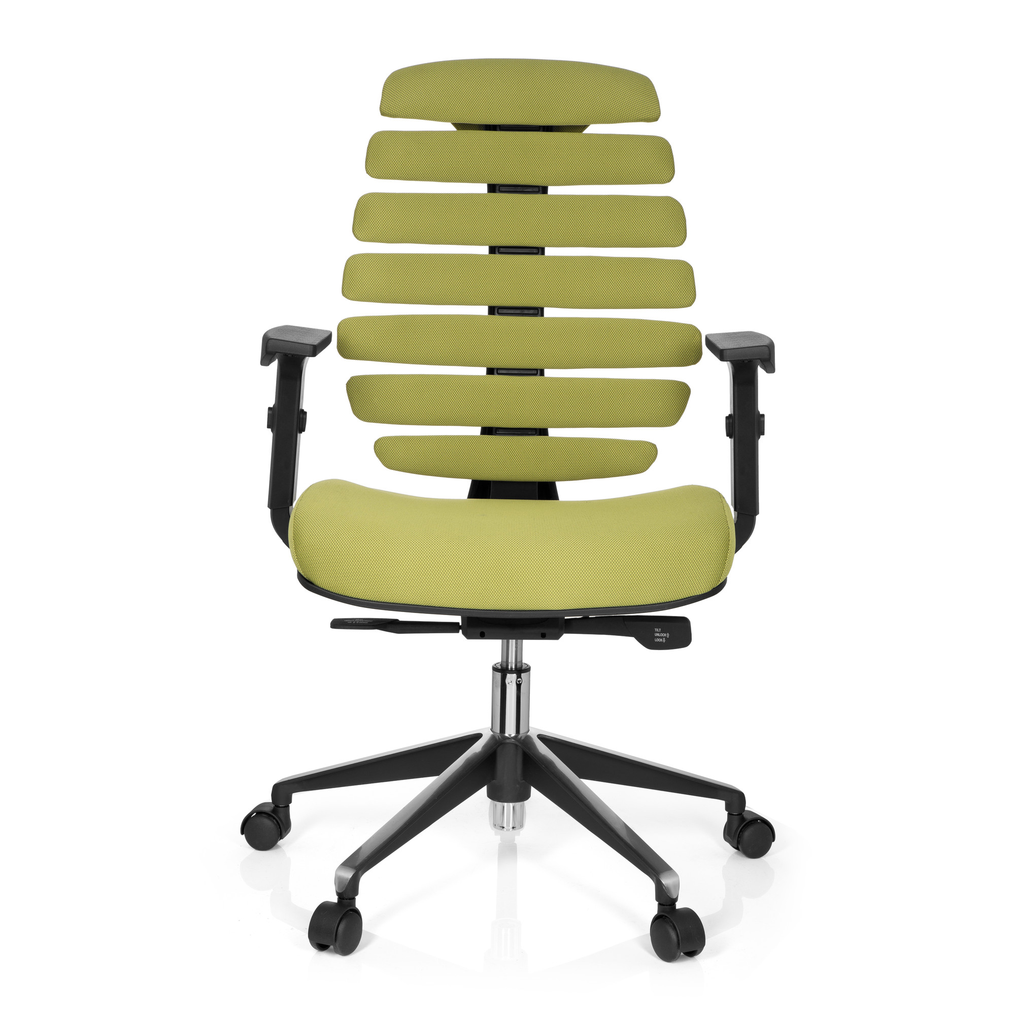 ERGO LINE II Office chair Swivel Fabric Green