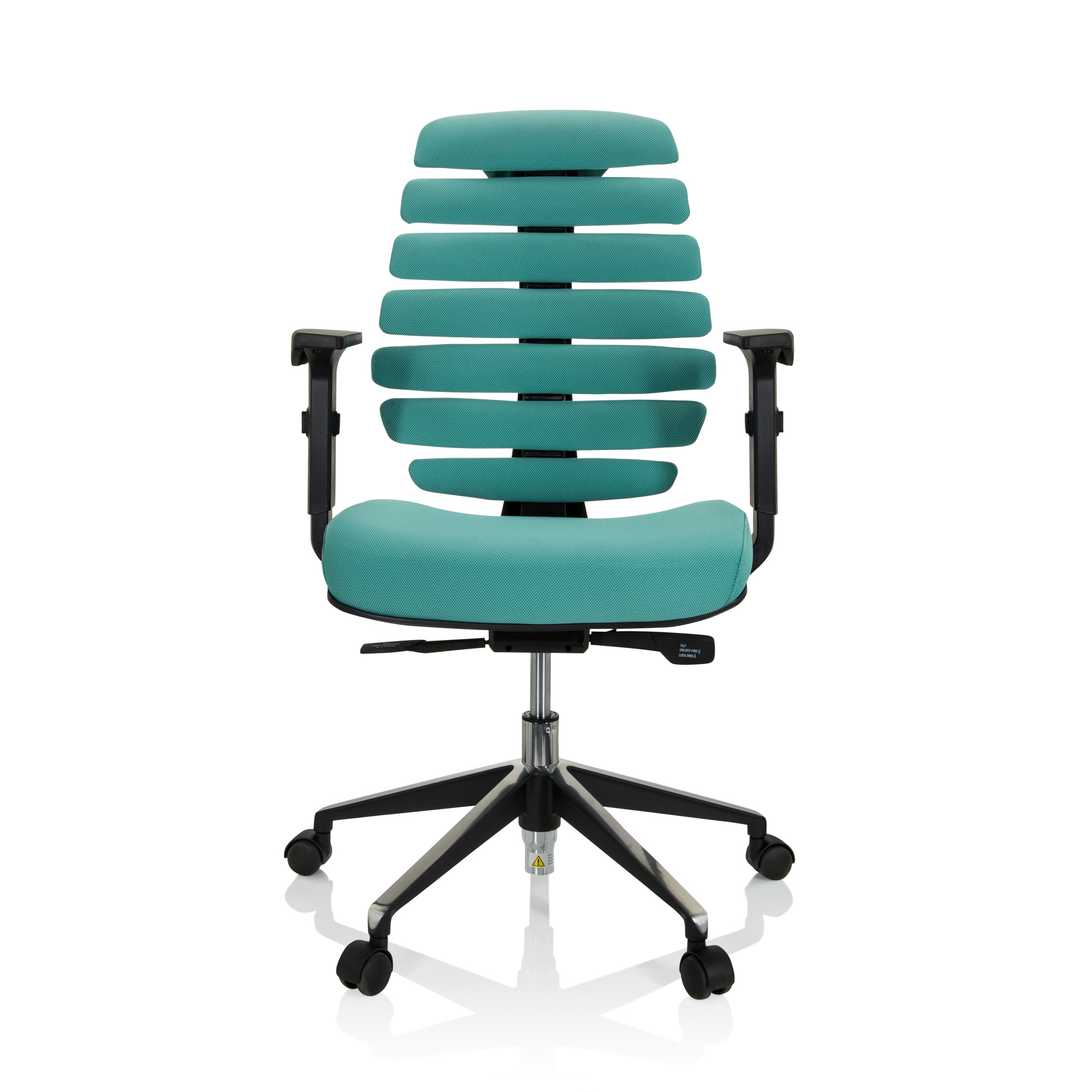 ERGO LINE II office chair Swivel Fabric Turquoise