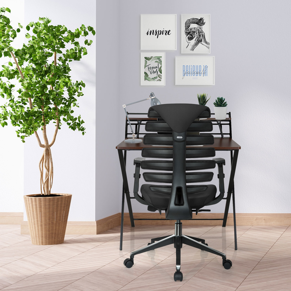 ERGO LINE II Office chair Swivel Fabric Black