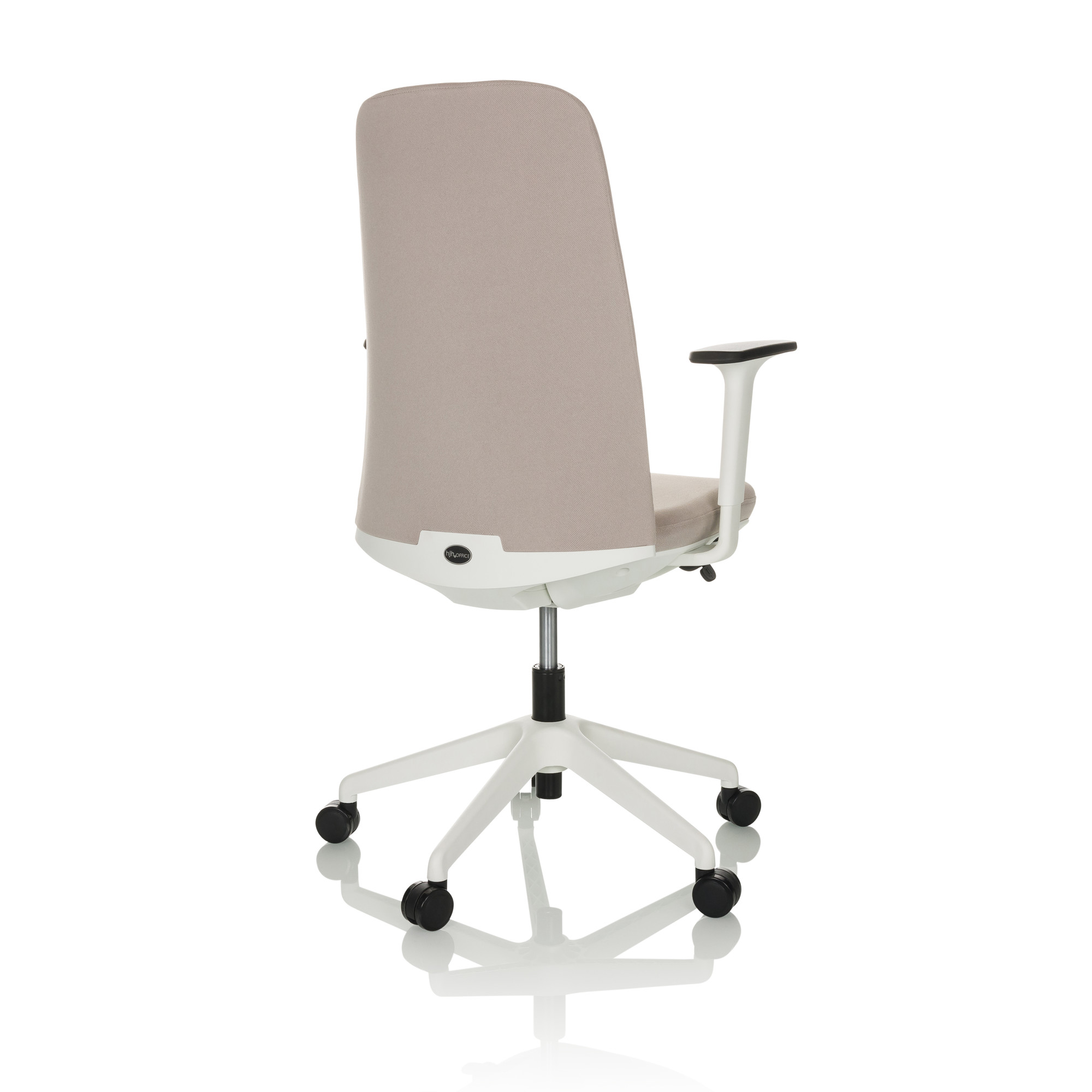 NESTORA Swivel Office Chair Fabric Beige