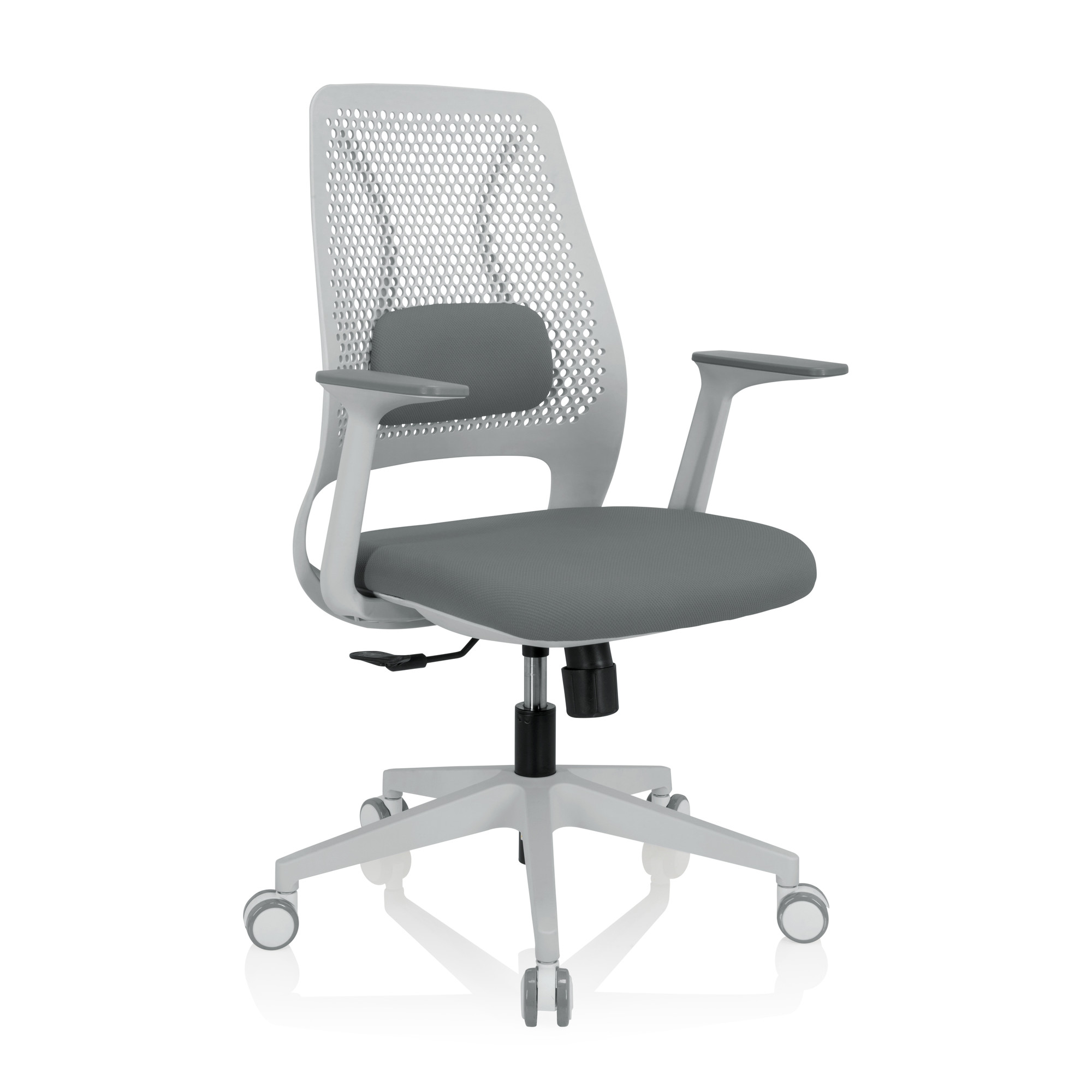 PARFERIO W Office chair Swivel Fabric Gray