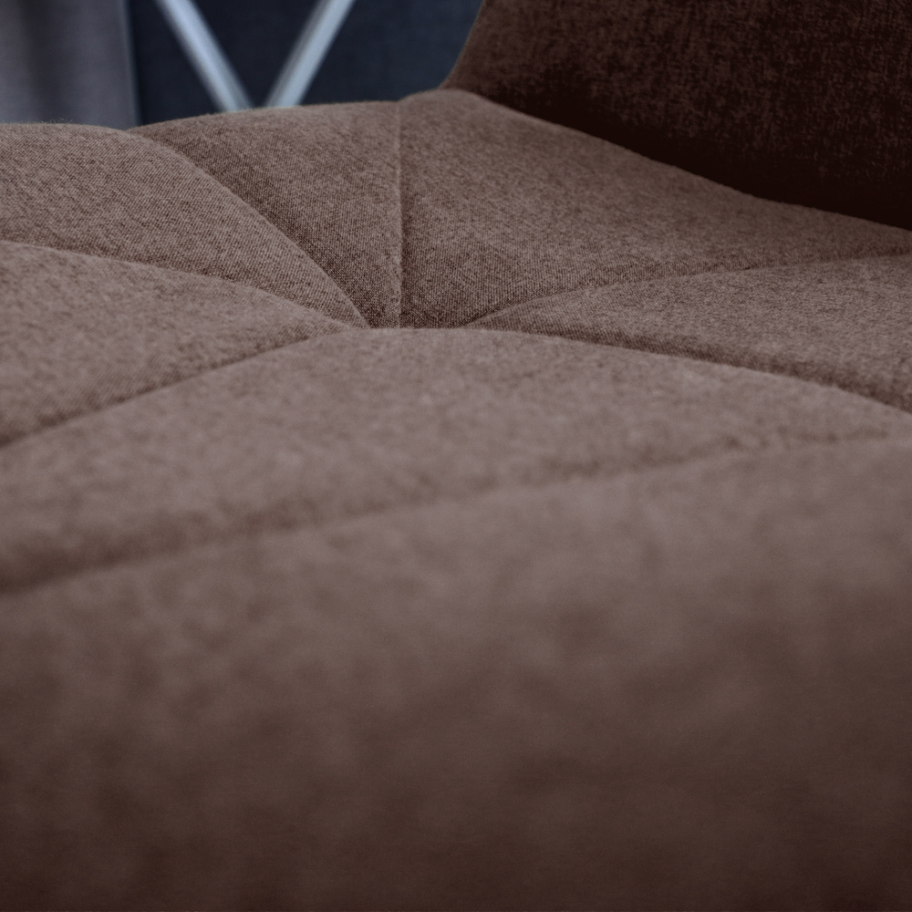 SARANTO II Office chair Swivel with casters Fabric Brown