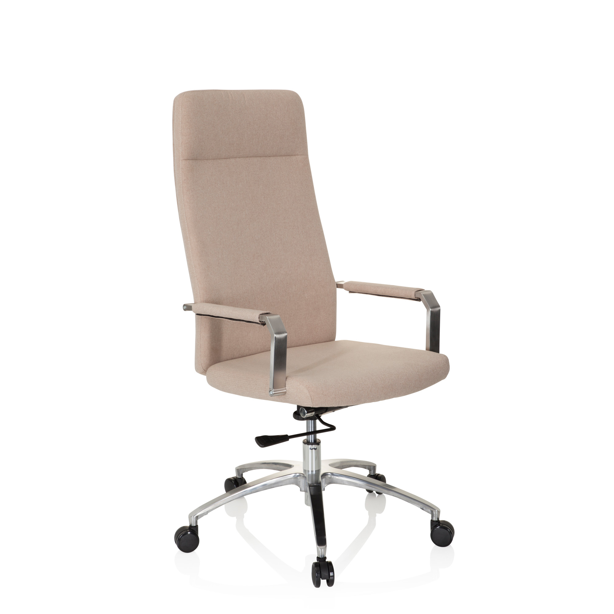 SARANTO PLUS I Office chair Swivel with castors Fabric Beige