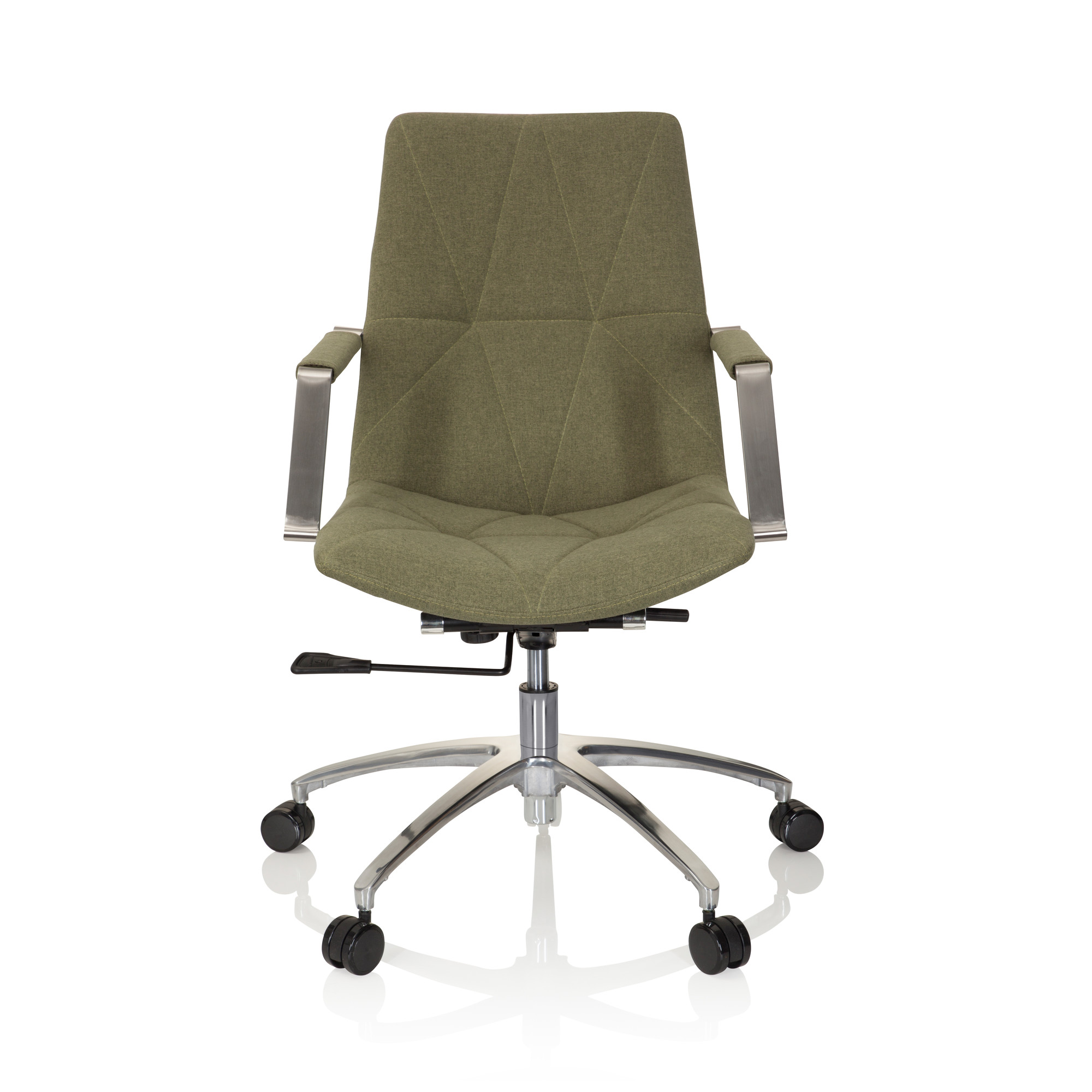 SARANTO II Office chair Swivel with casters Fabric Khaki
