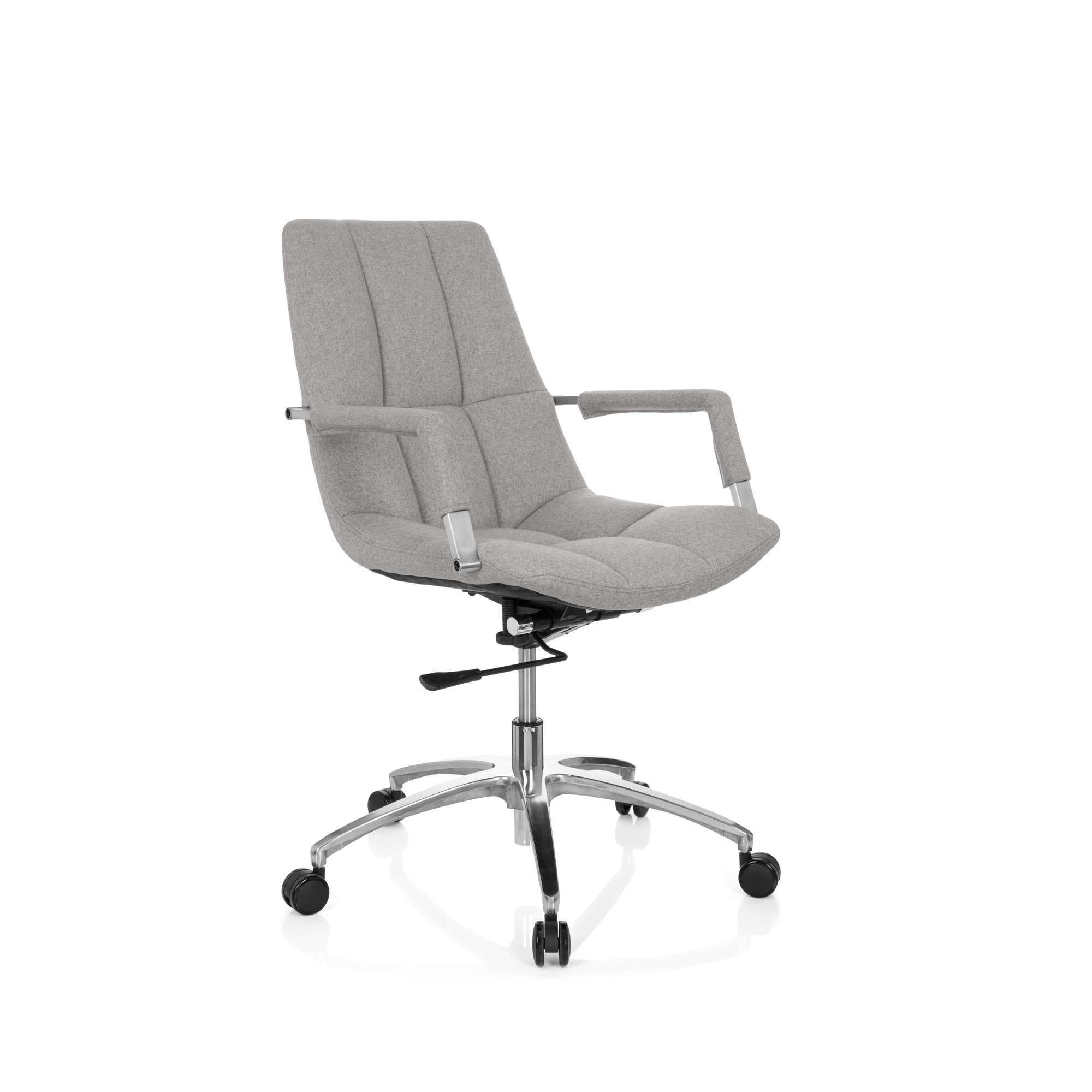 SARANTO Office Chair Fabric Light Grey