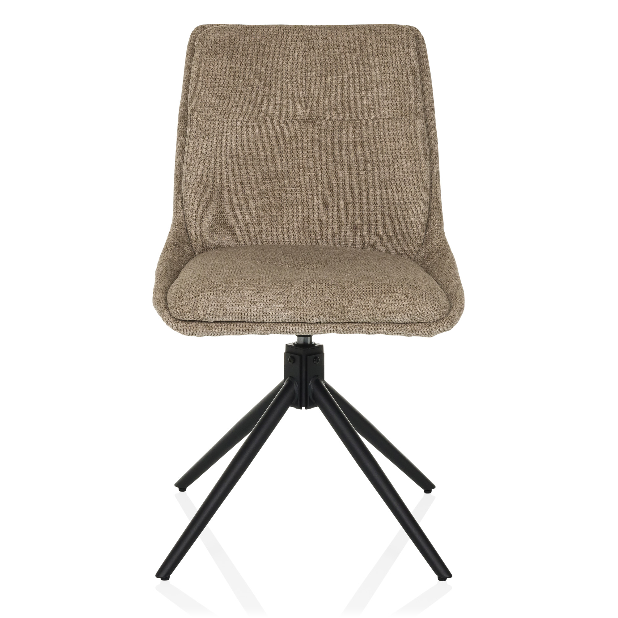 TARVISO I Dining chair Swivel Fabric Beige