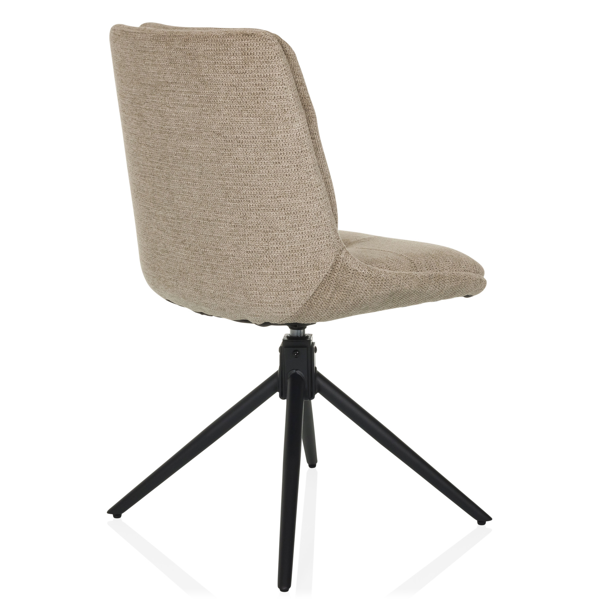TARVISO I Dining chair Swivel Fabric Beige