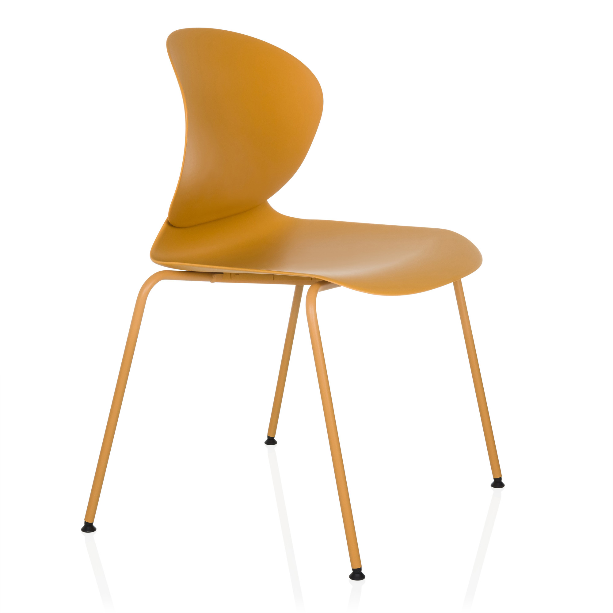 T36 VI Stackable chair plastic Yellow