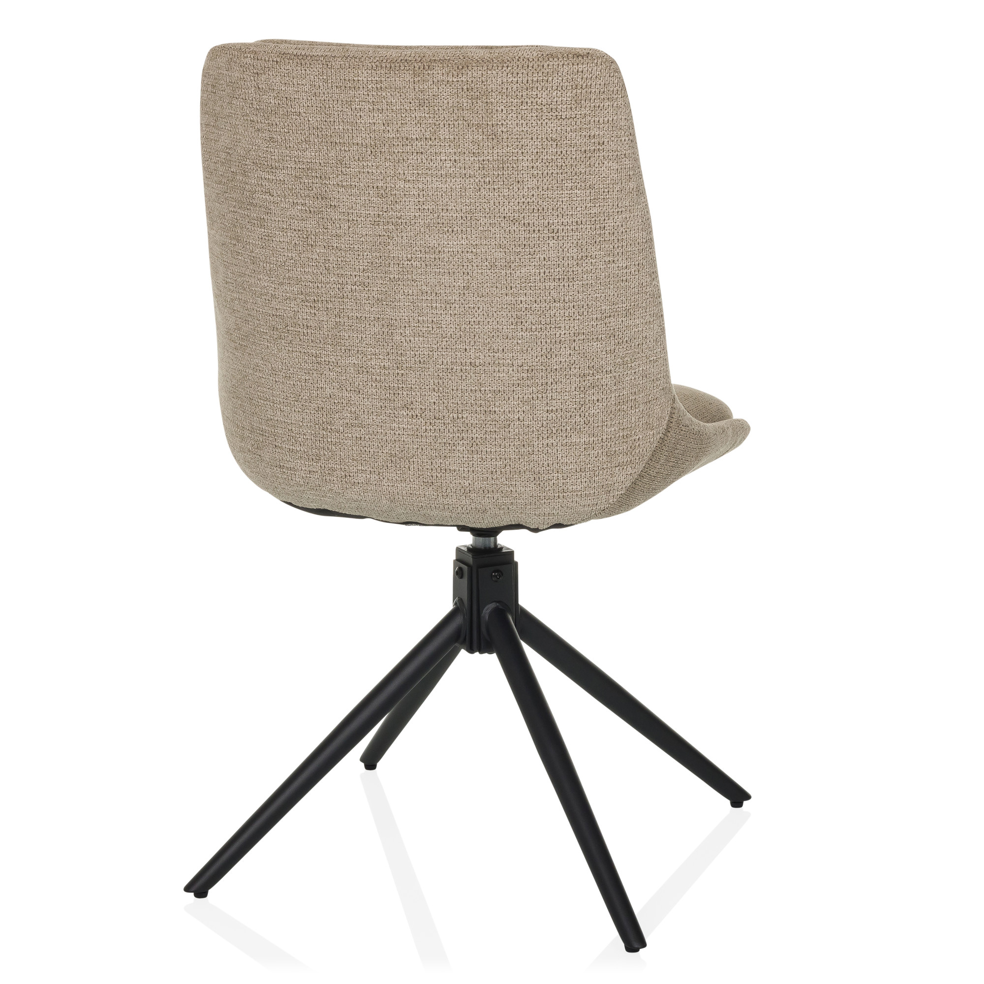 TARVISO I Dining chair Swivel Fabric Beige