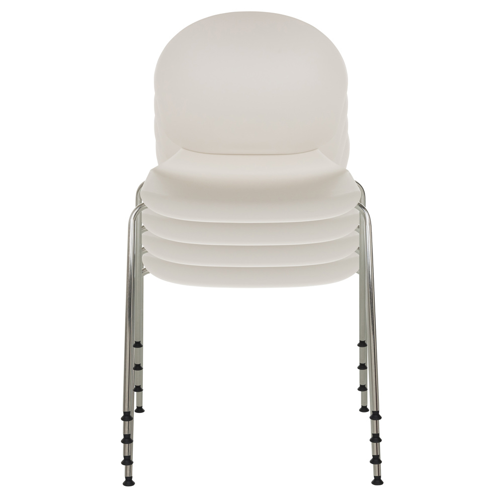 T36 VI Sedia impilabile plastica bianco