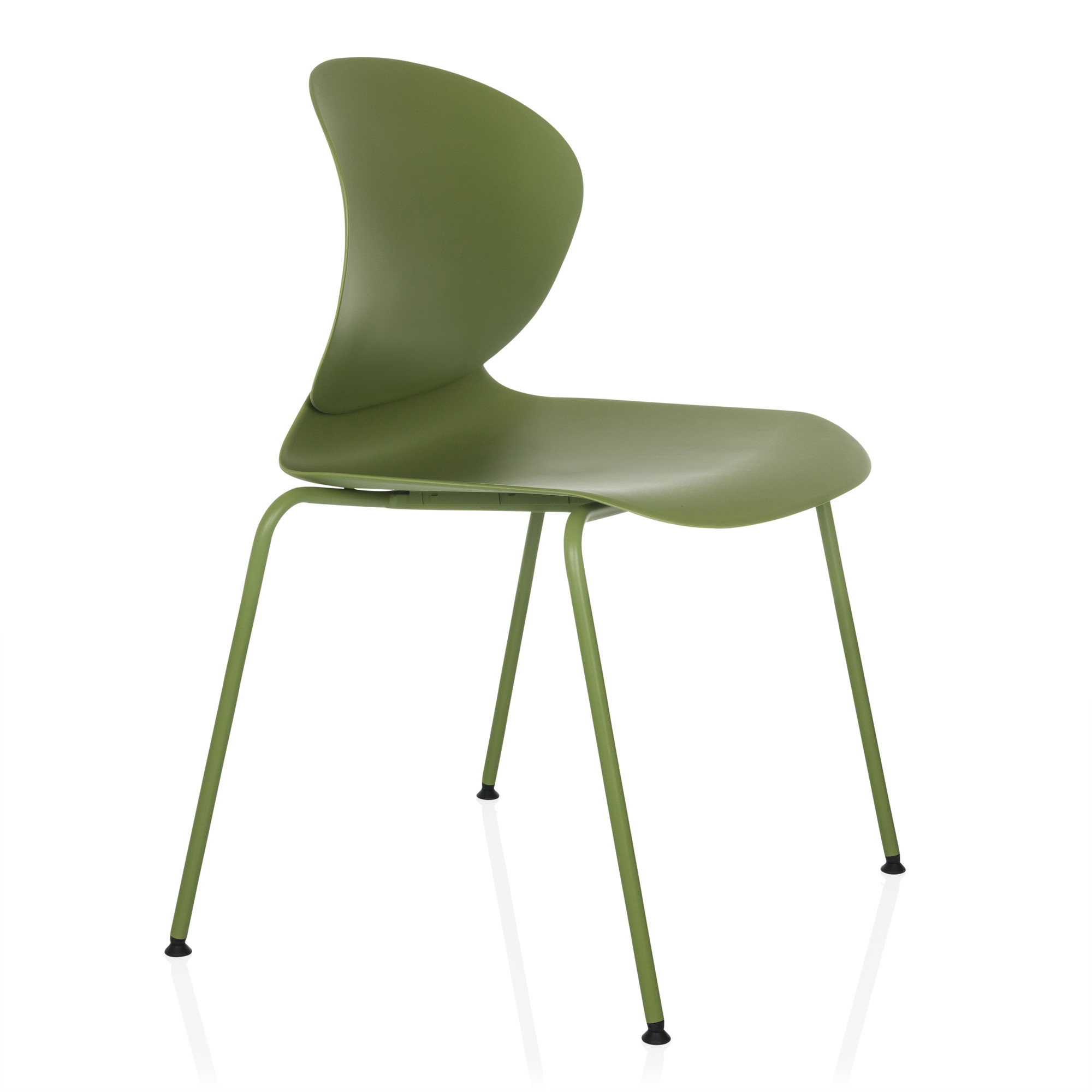 T36 VI Stackable chair Plastic Green