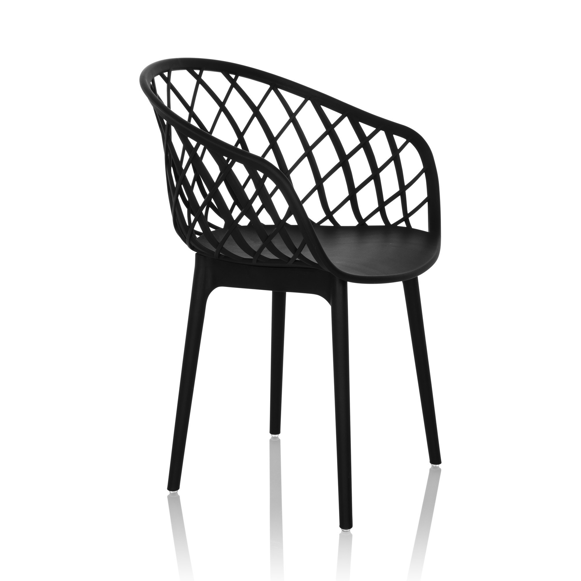 BEGIO B Chair Plastic Black