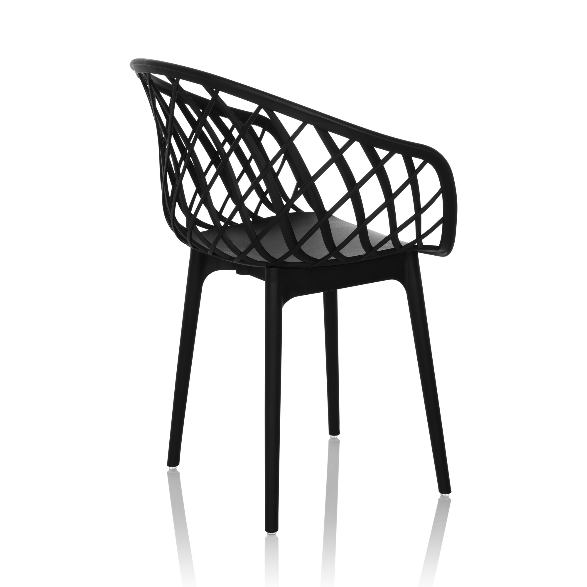 BEGIO B Chair Plastic Black