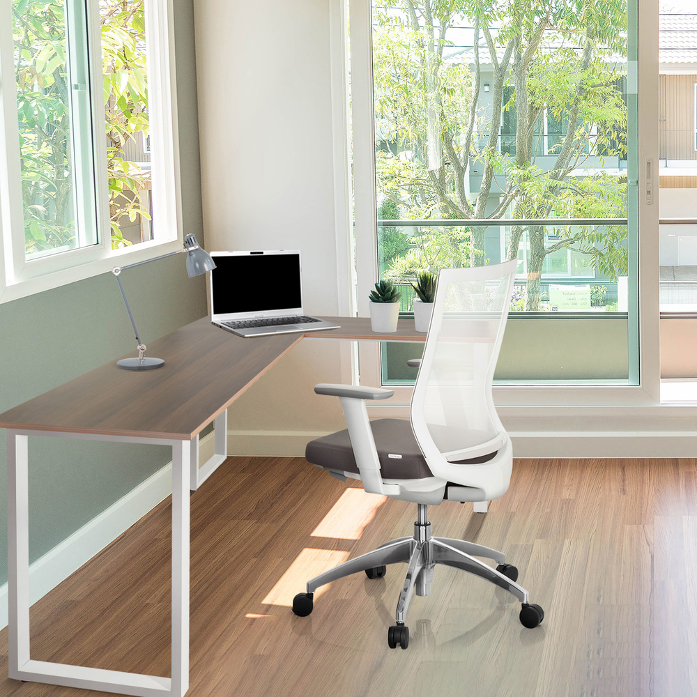 WORKSPACE BASIC I  Corner desk wood walnut