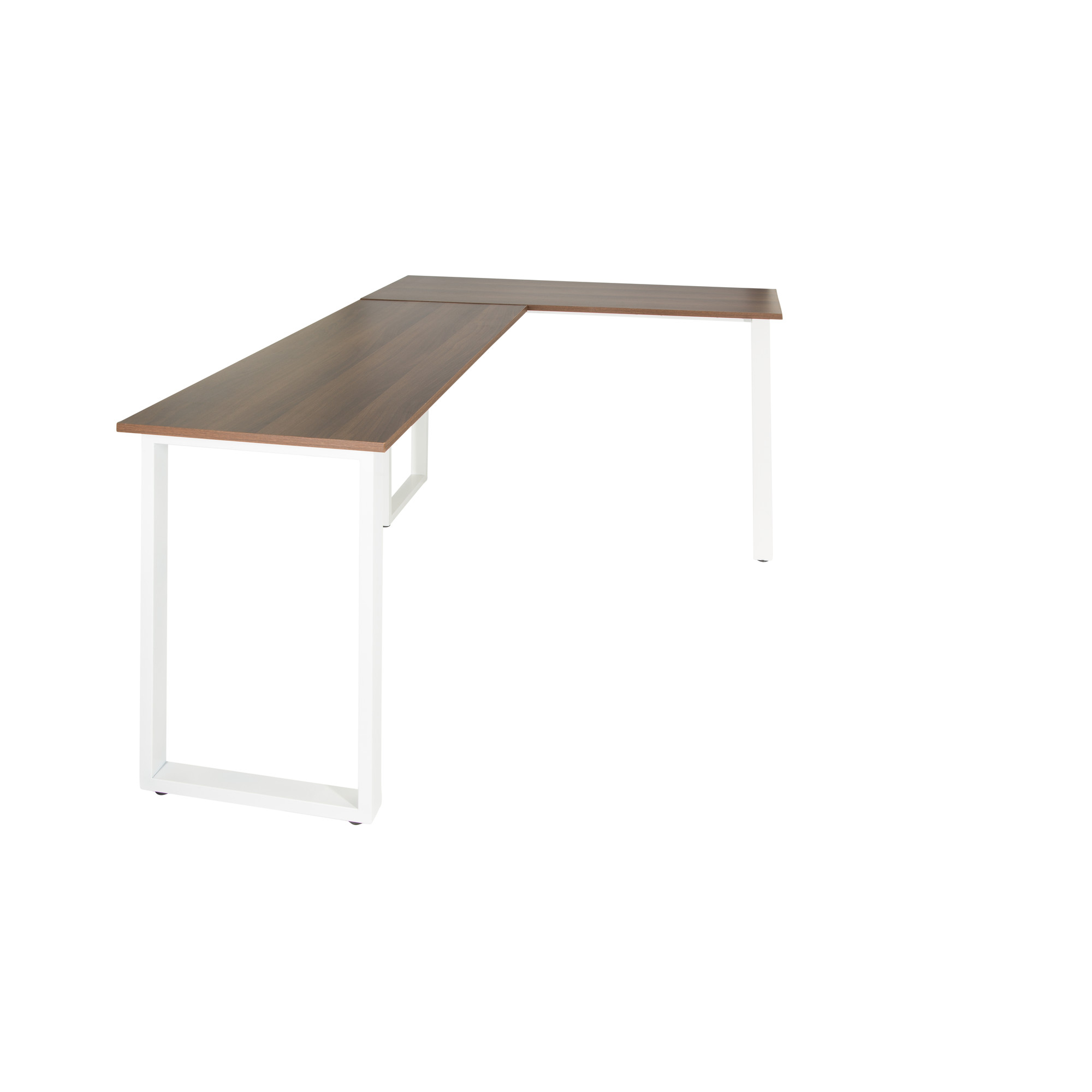 WORKSPACE BASIC I  Corner desk wood walnut