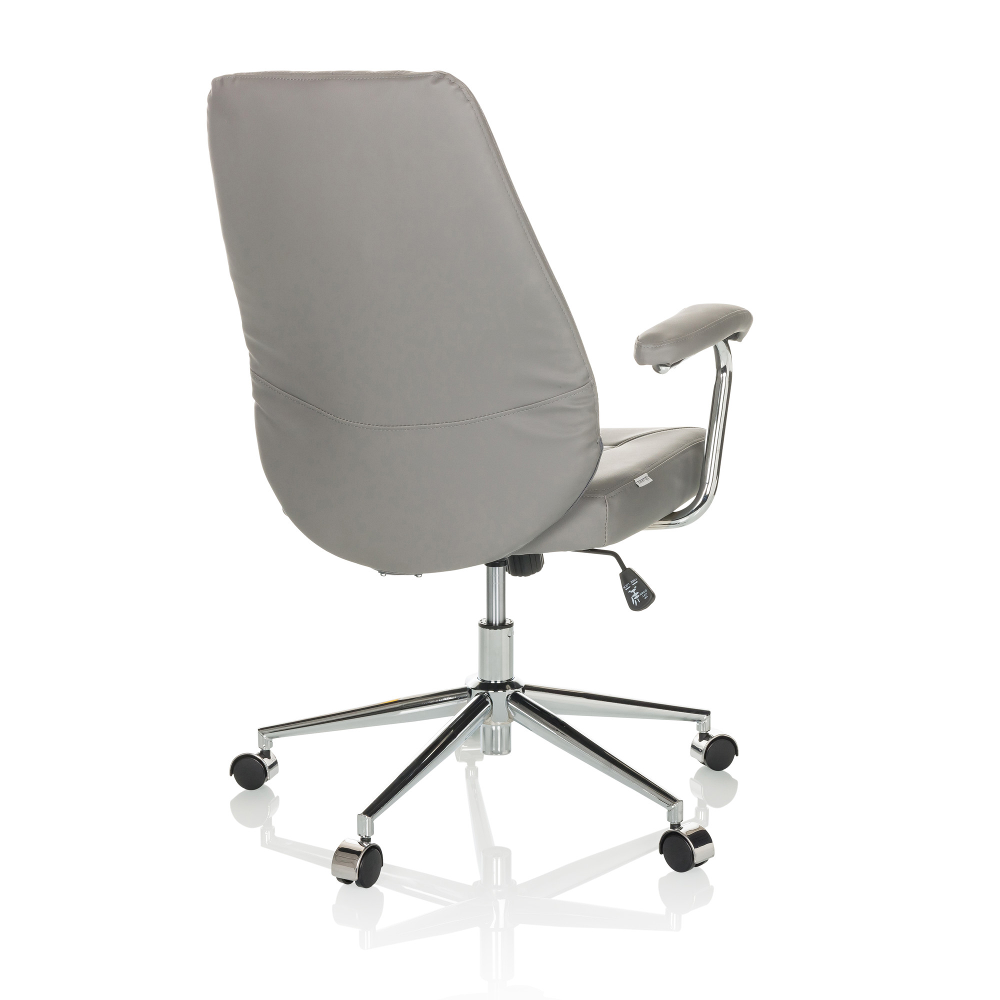THEO I Office chair Swivel Faux leather Grey