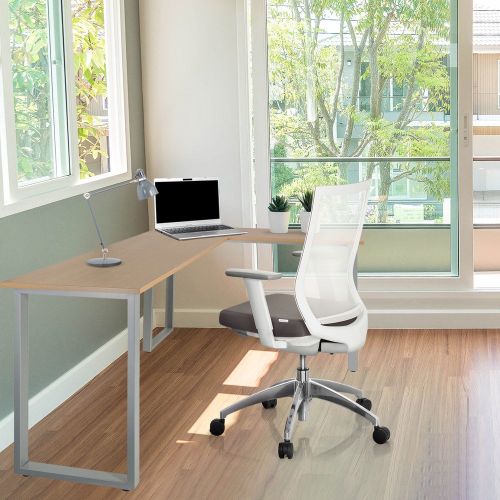 Workspace Basic I Corner desk Wood Natural