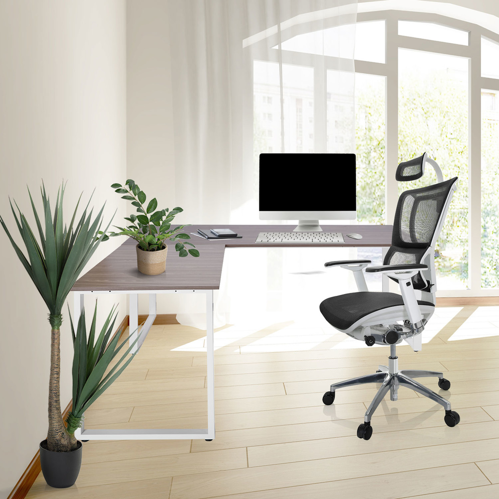 WORKSPACE XL I Corner desk Wood Walnut