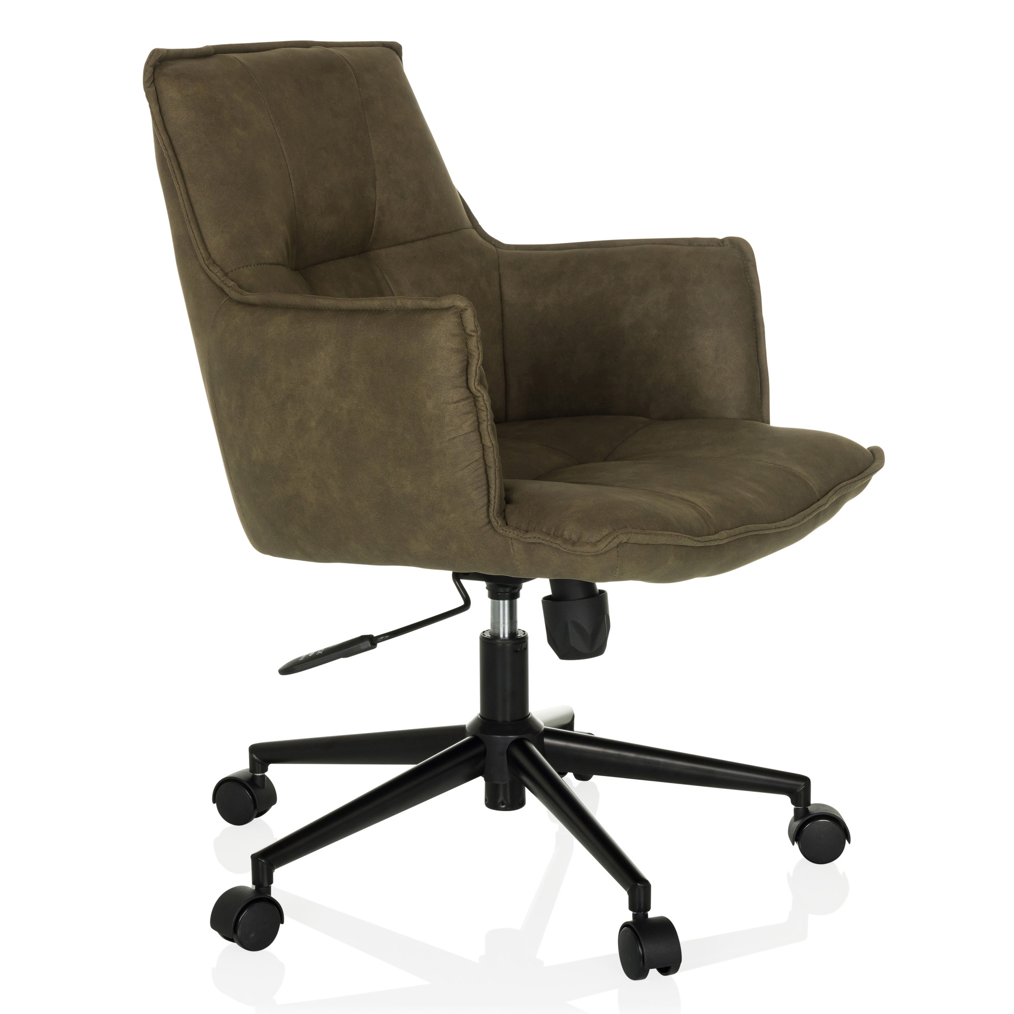 SOLAO LIFE Office Chair Swivel Fabric Dark Grey