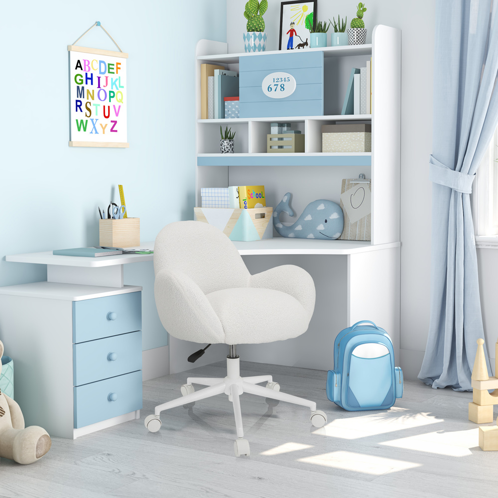 KID TEDDY I Children's/Youth Swivel Chair White