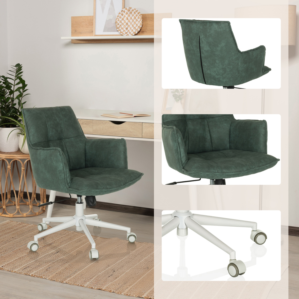 SOLAO LIFE W Office Chair Swivel Fabric Gray