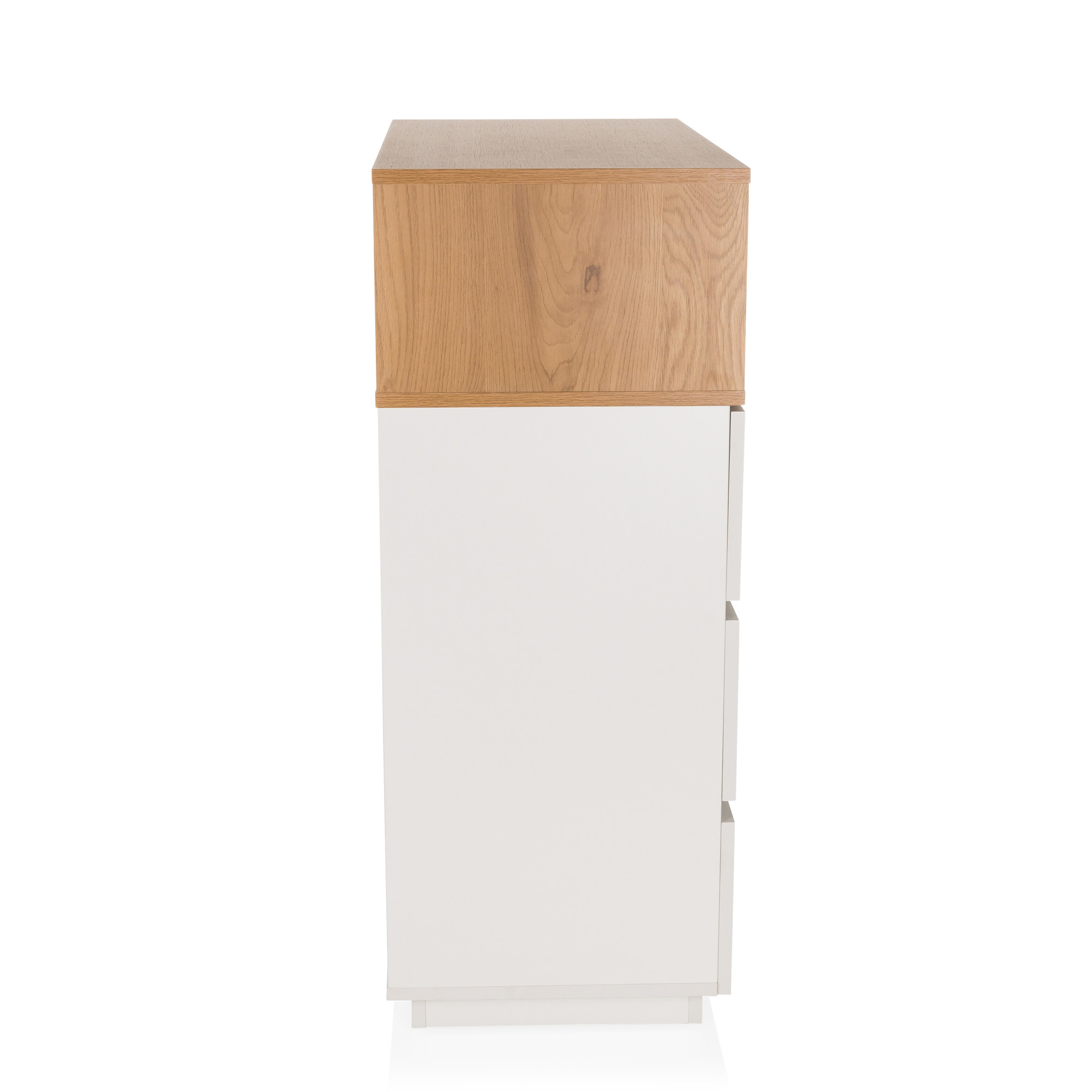 MELMO K Highboard Cabinet Wood White