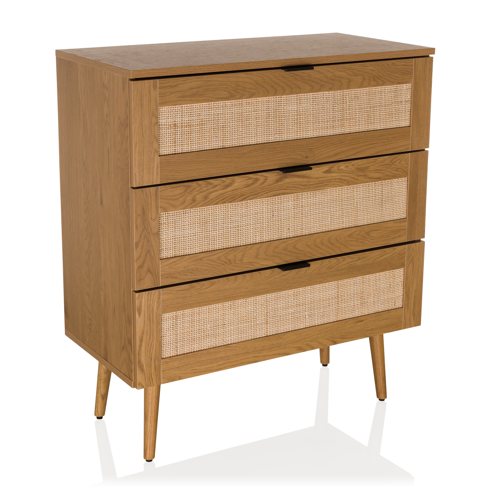 BOHEO K Chest of drawers 3 drawers Wood Oak-look