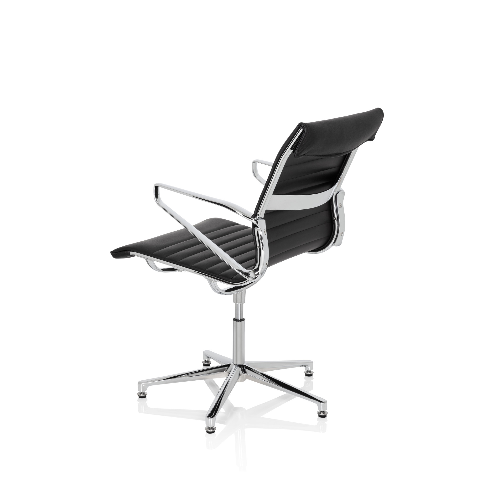 PARIBA V IV  Office chair Swivel Leather Black