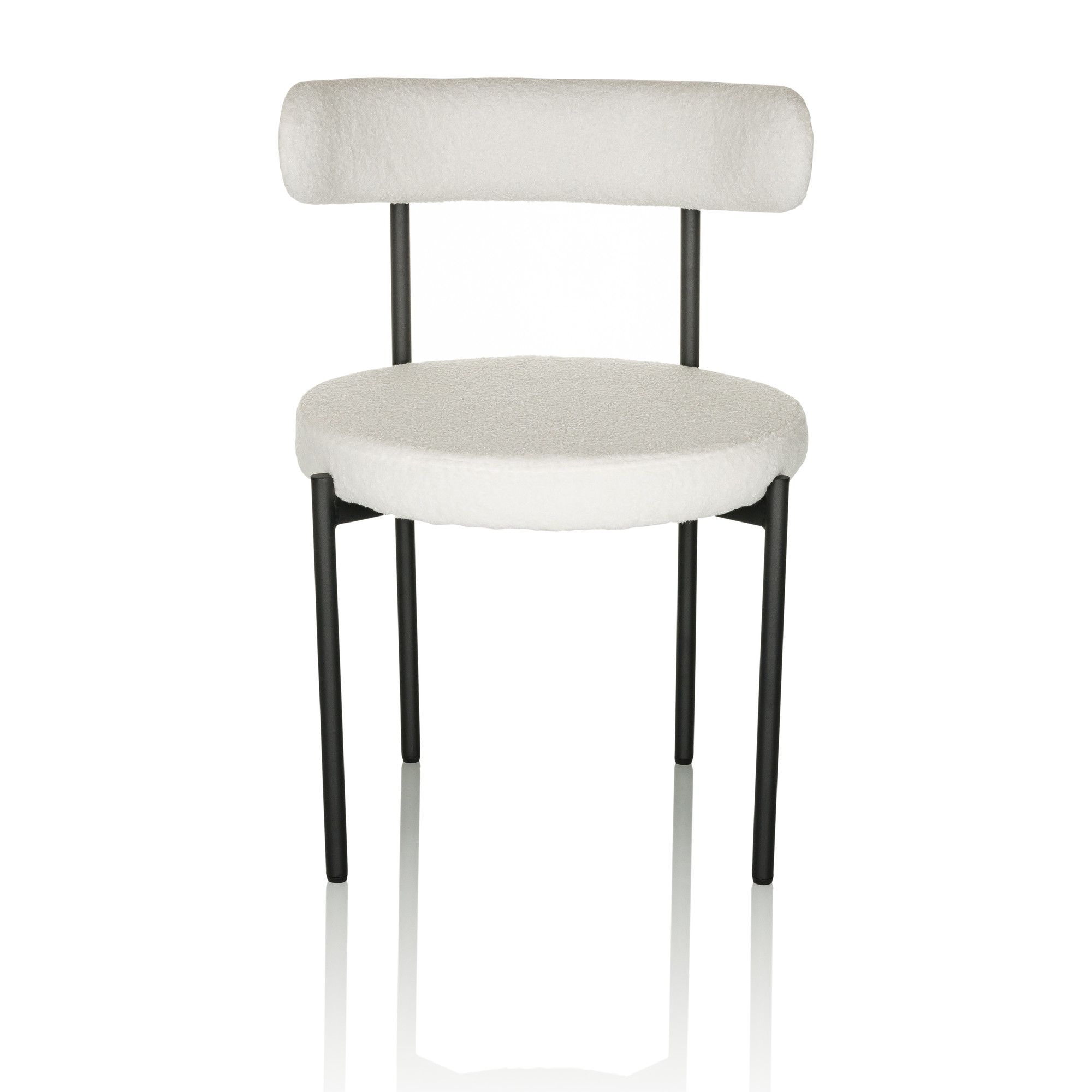 TEDIO Chair Teddy Fabric White