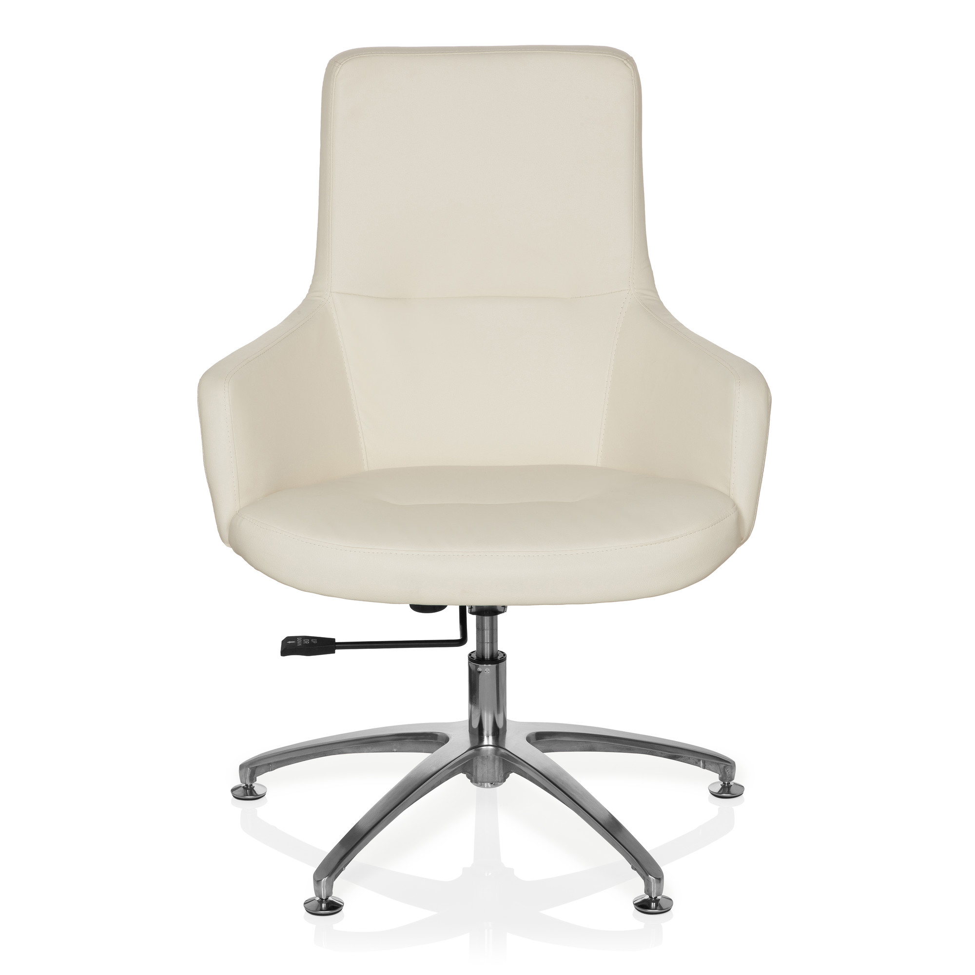 SHAKE 300 Sedia da ufficio Ecopelle Bianco